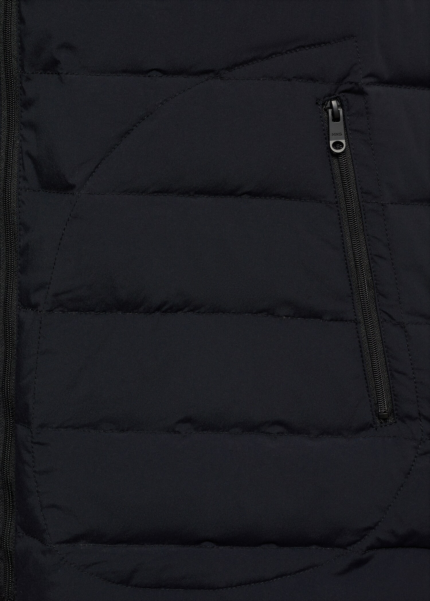 Quilted waistcoat with down and feather filling - Details of the article 0