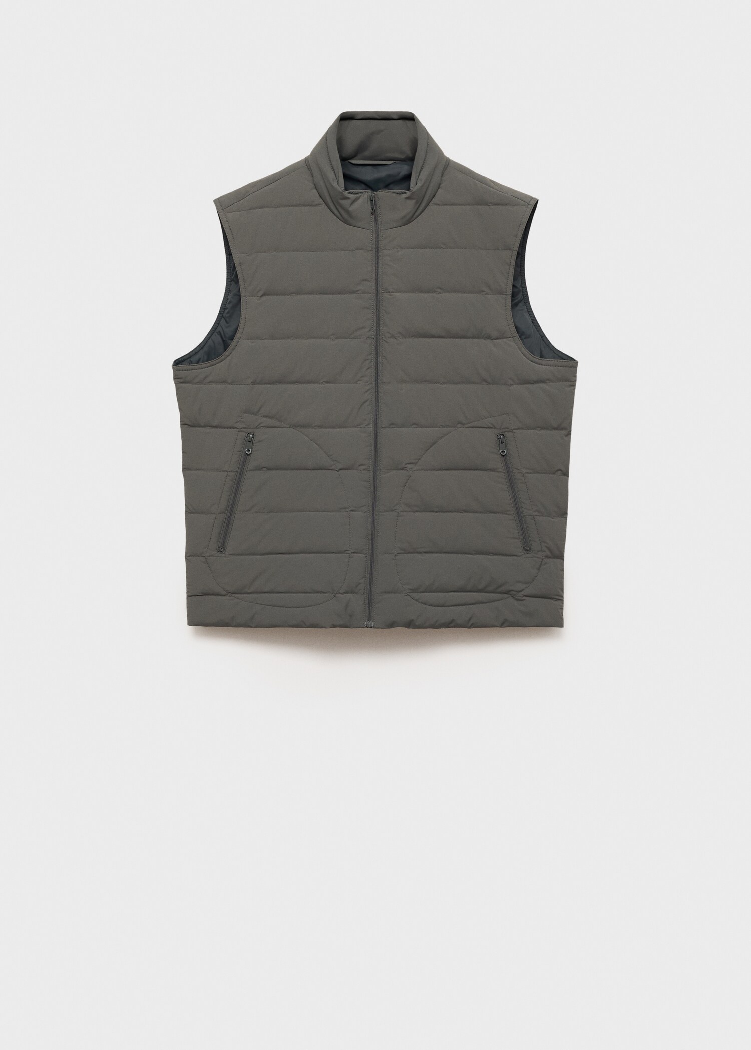 Quilted waistcoat with down and feather filling - Article without model