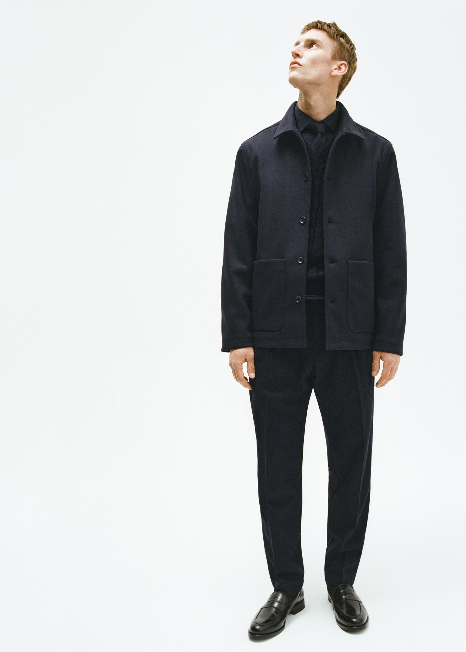 Bundfaltenhose aus Wollflanell - Detail des Artikels 5