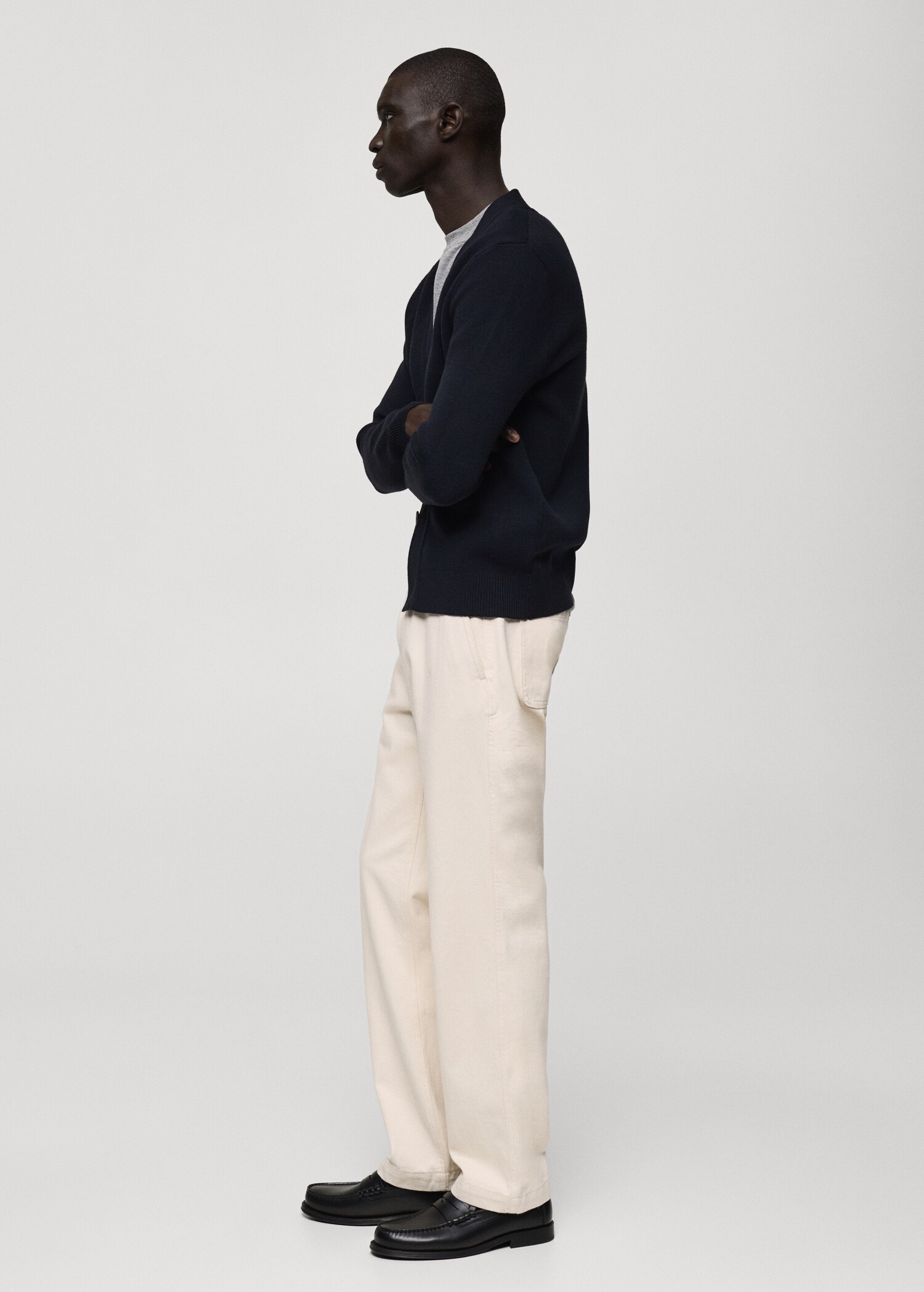 Regular fit cotton jeans - Details of the article 2