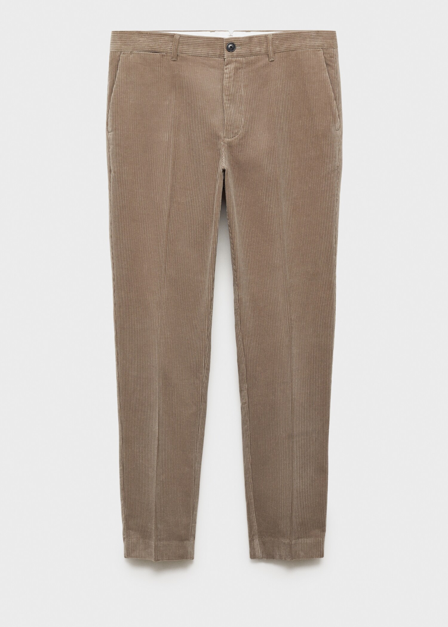 Corduroy regular-fit trousers - Article without model