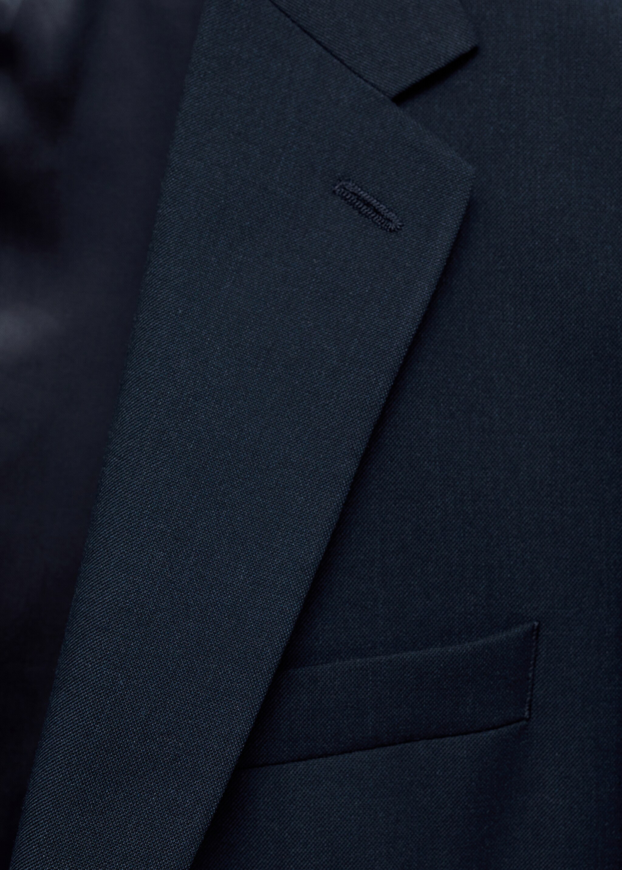 Americana traje Milán slim fit - Detalle del artículo 8, Azul marino oscuro. Ref: 87030587-00.