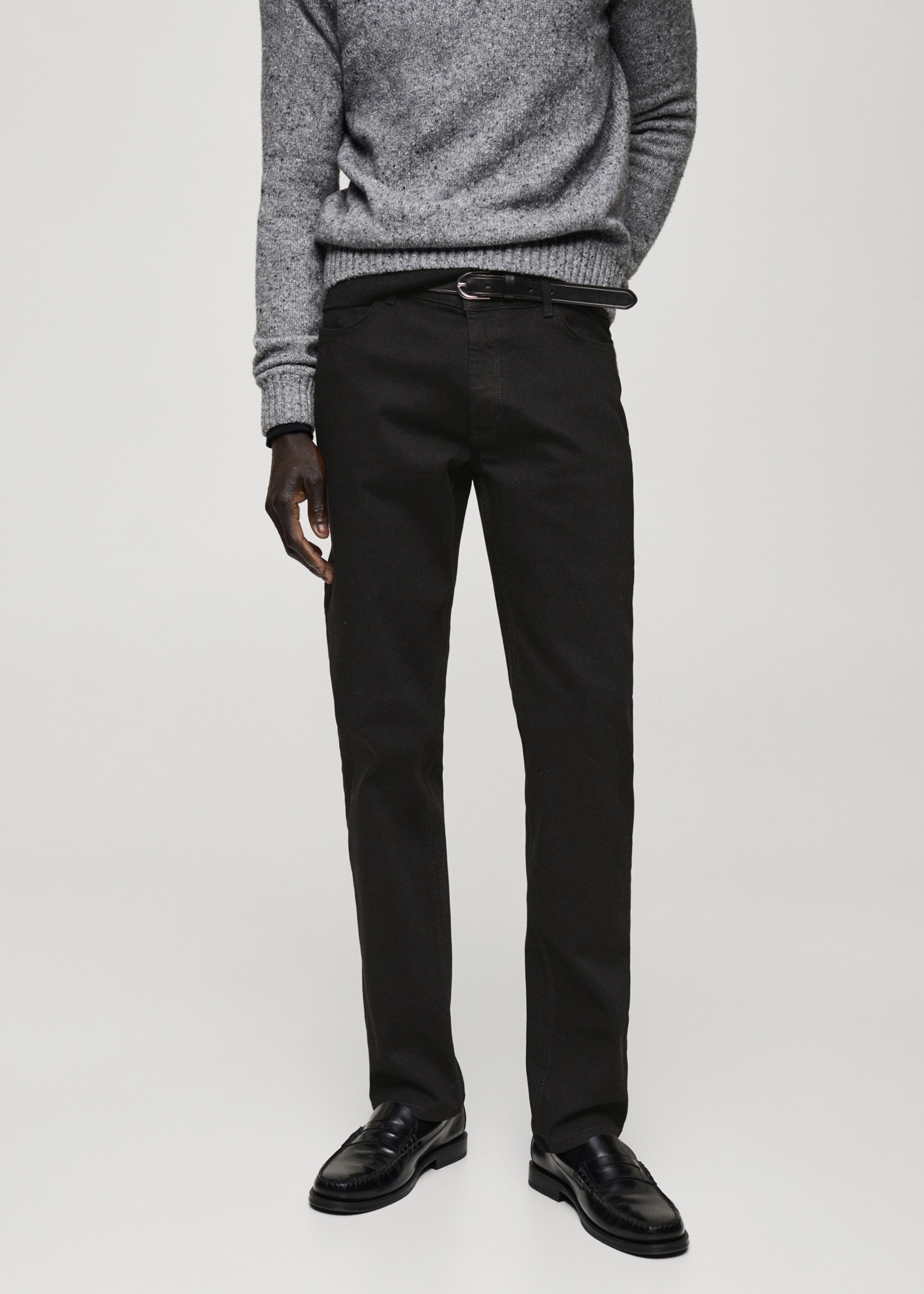 Slim fit Ultra Soft Touch Patrick jeans - Medium plane, Black denim. Ref: 87030592-00.