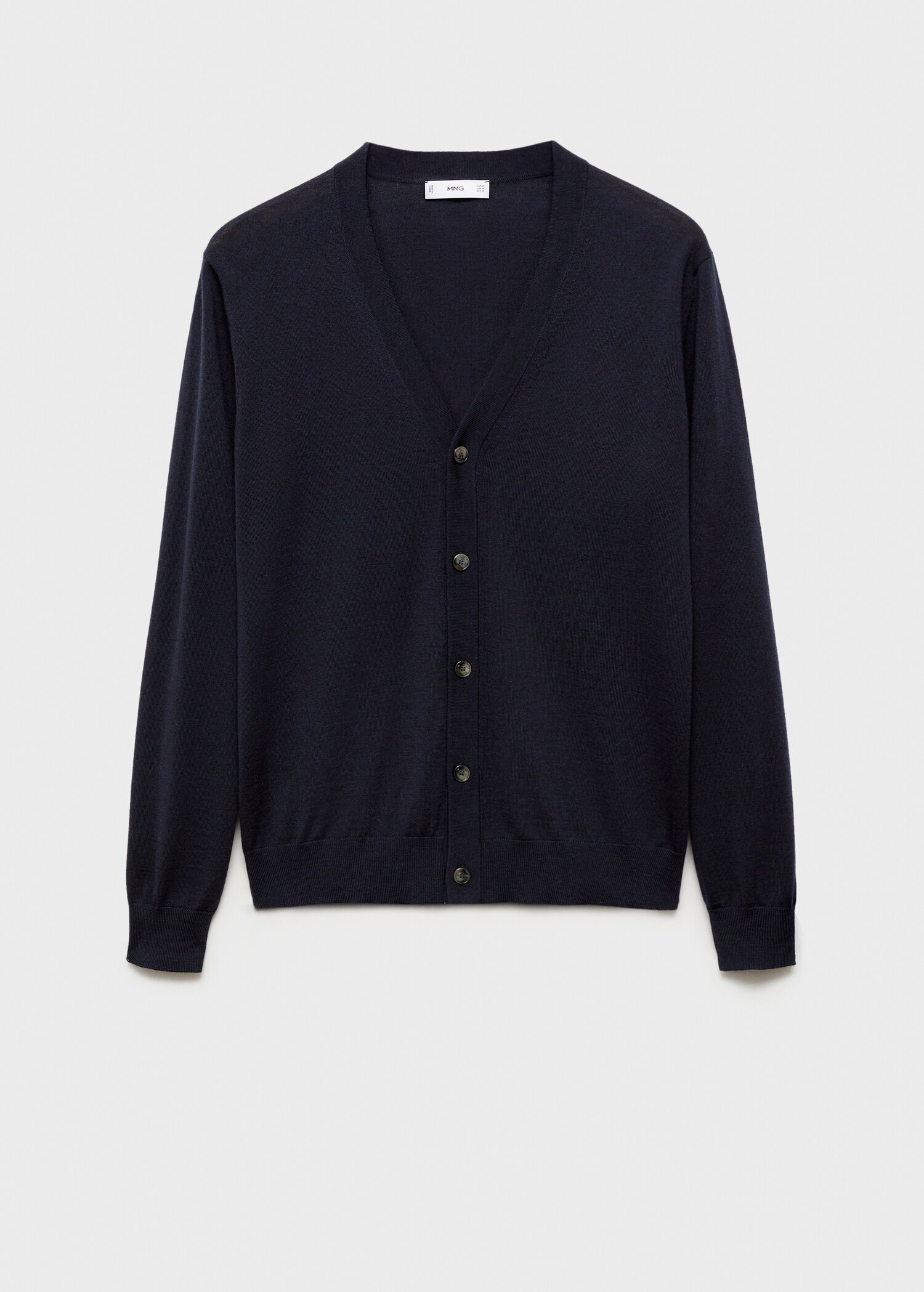 100% merino wool cardigan - Article without model