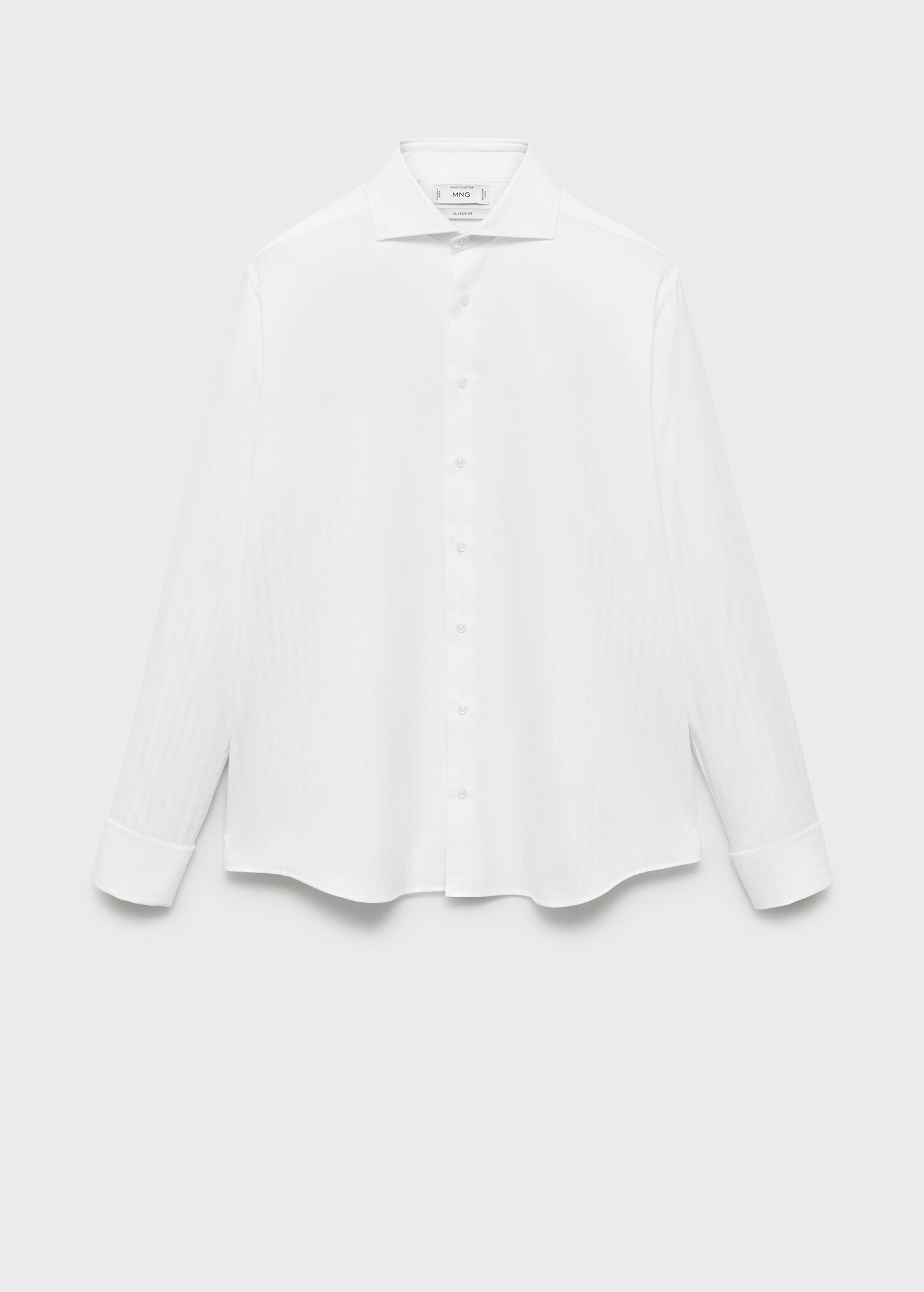 100% cotton slim-fit suit shirt - Article without model