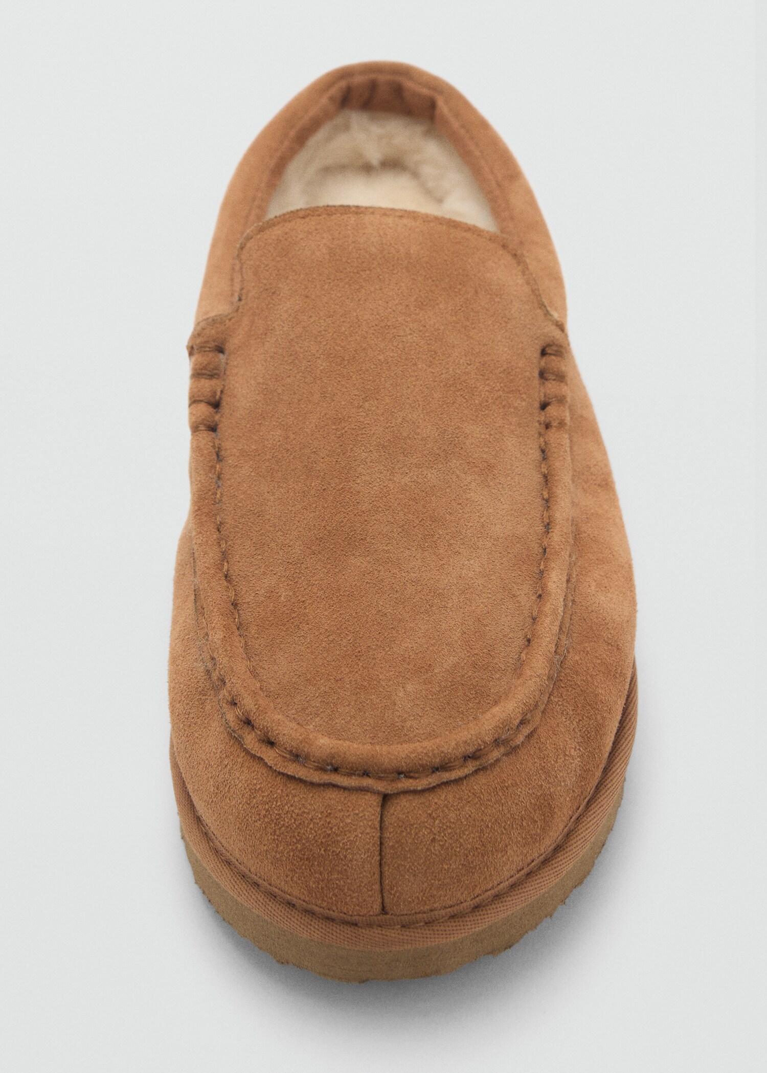 Suede clogs with sheepskin lining - Details of the article 2