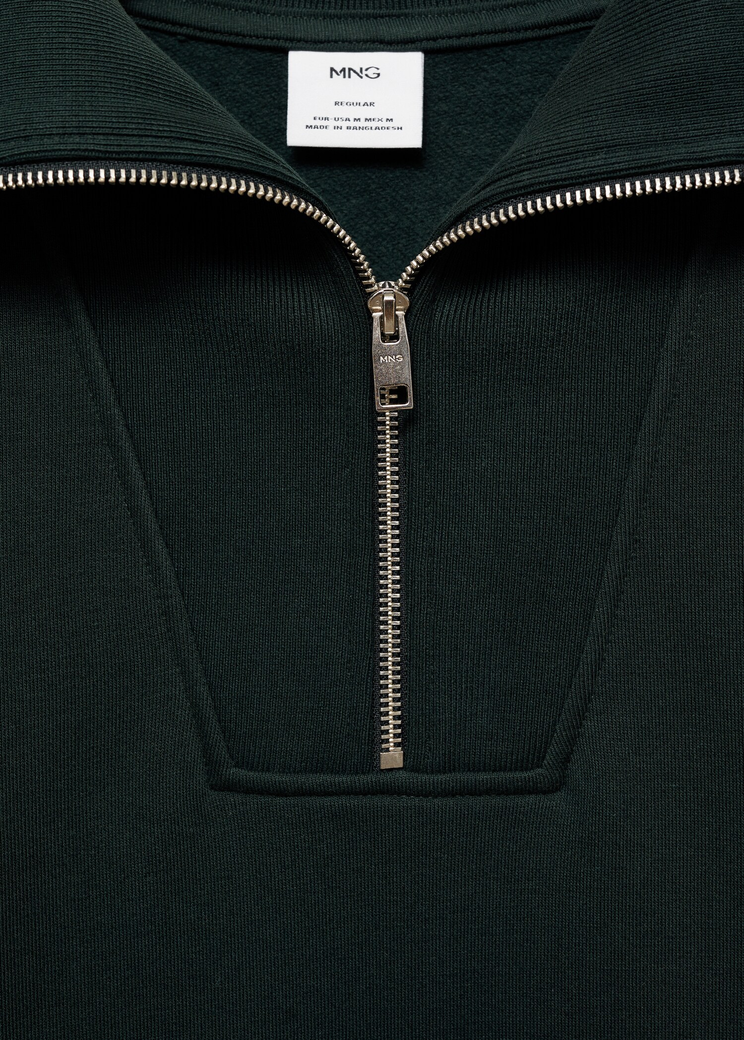 Regular-fit zip-neck sweatshirt - Details of the article 8