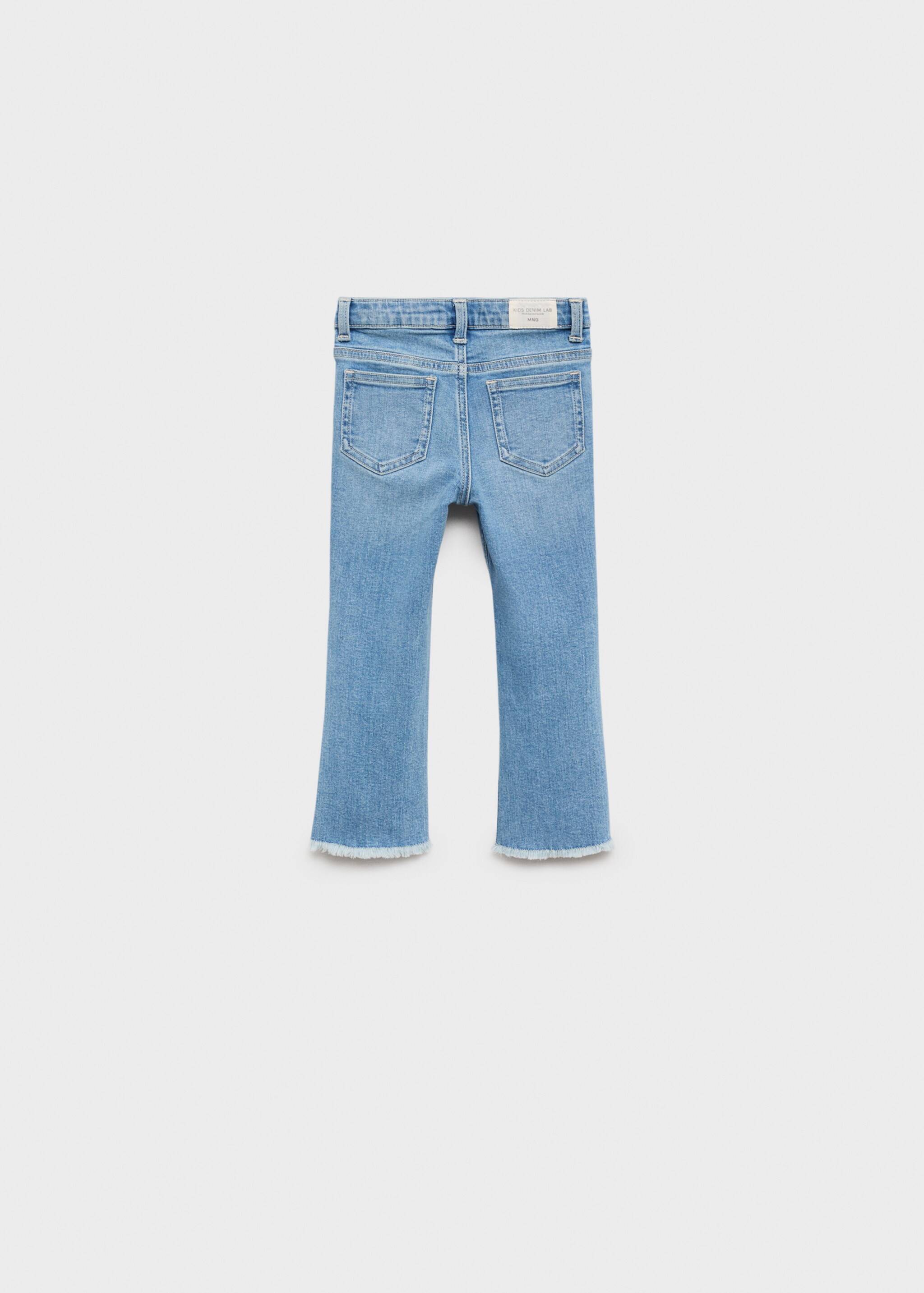 Frayed low-rise skinny jeans - Reverse of the article, Medium Blue. Ref: 87030619-00.