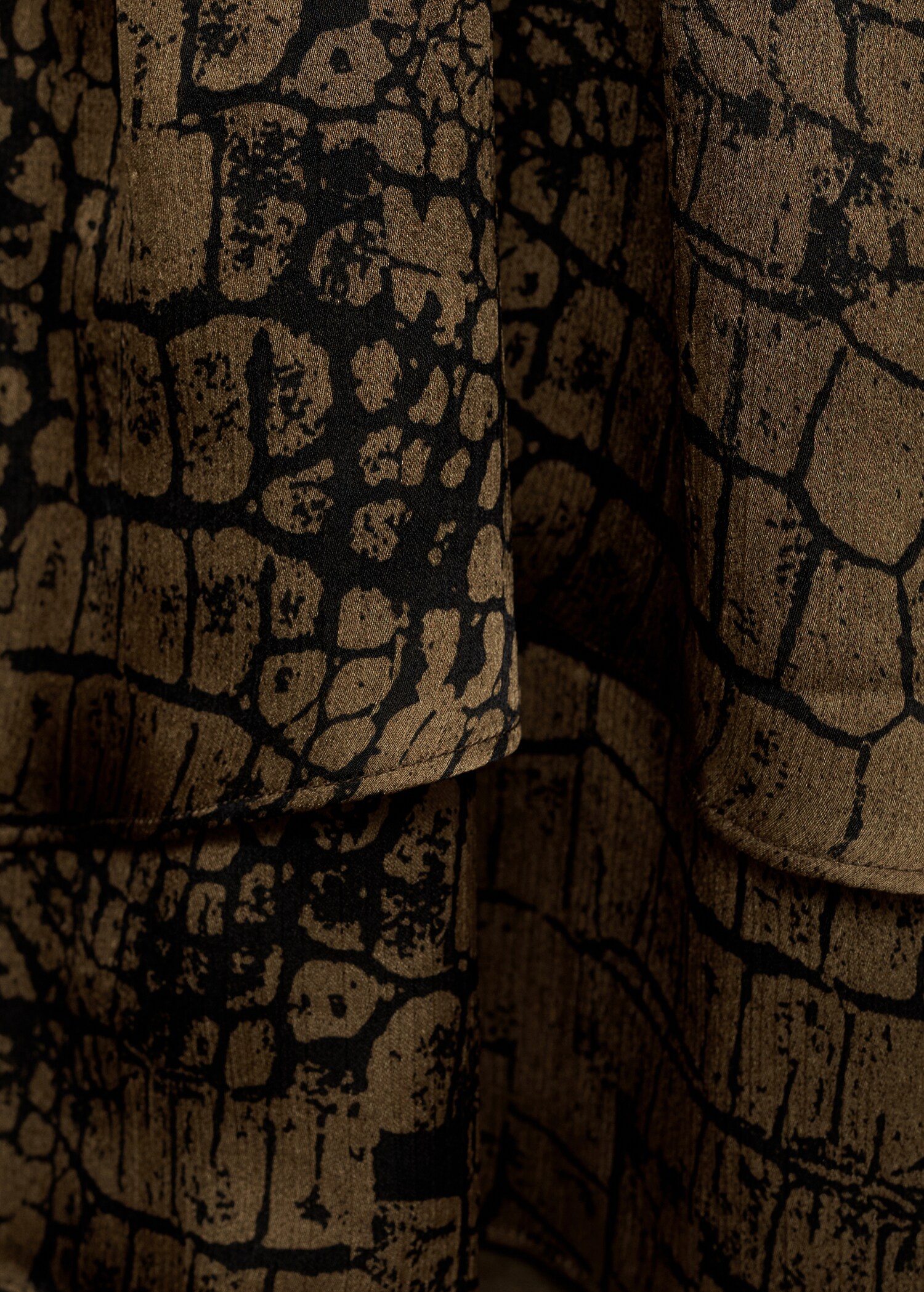 Vestido volantes animal print - Detalle del artículo 0