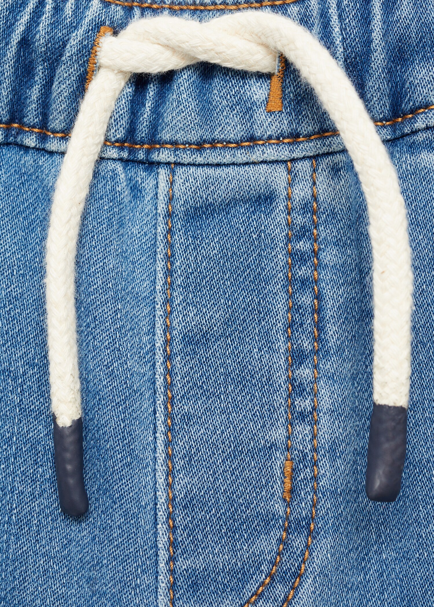 Drawstring waist jeans - Details of the article 0