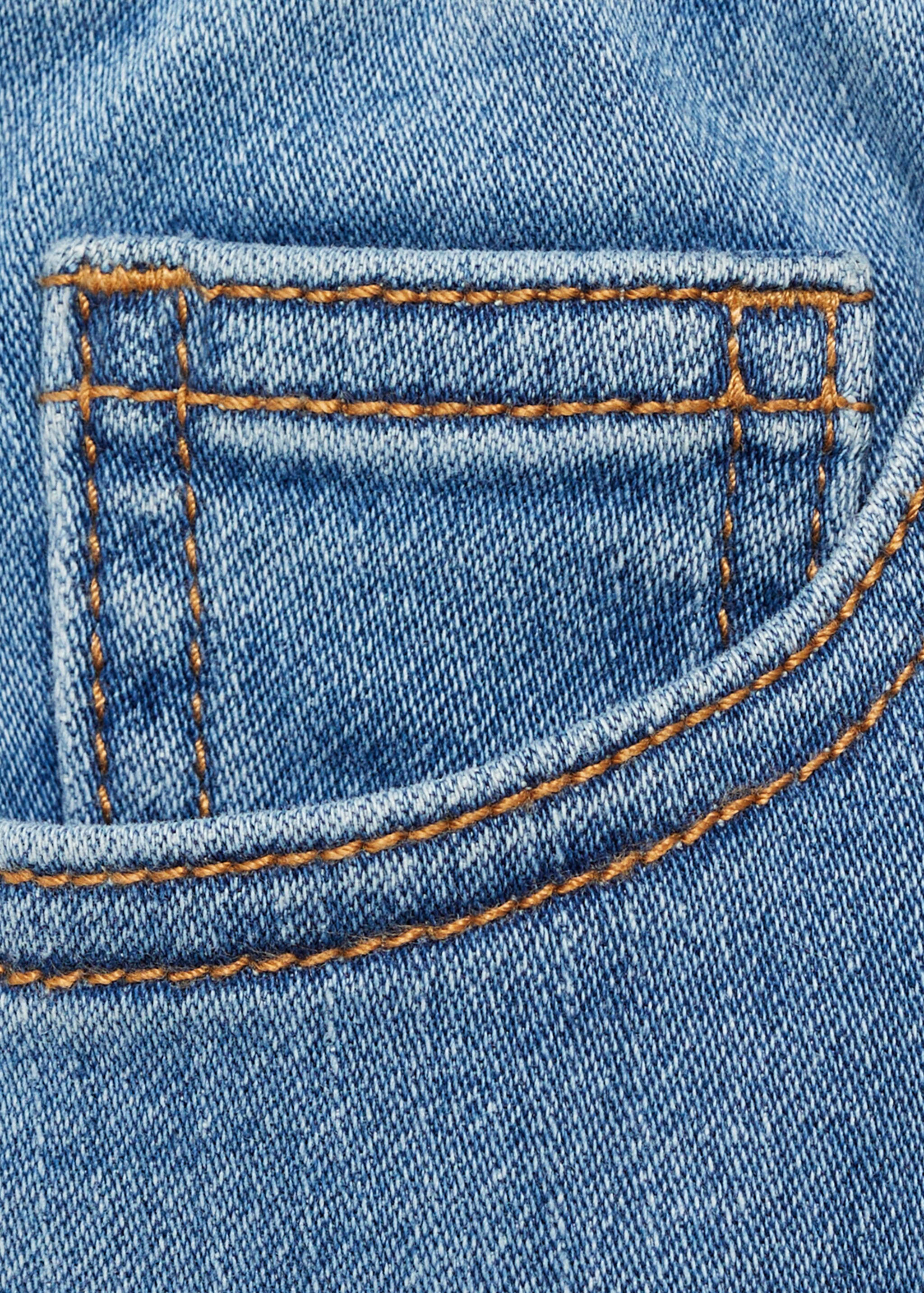 Jeans mit Tunnelzug - Detail des Artikels 8, Mittelblau. Ref: 87030622-00.