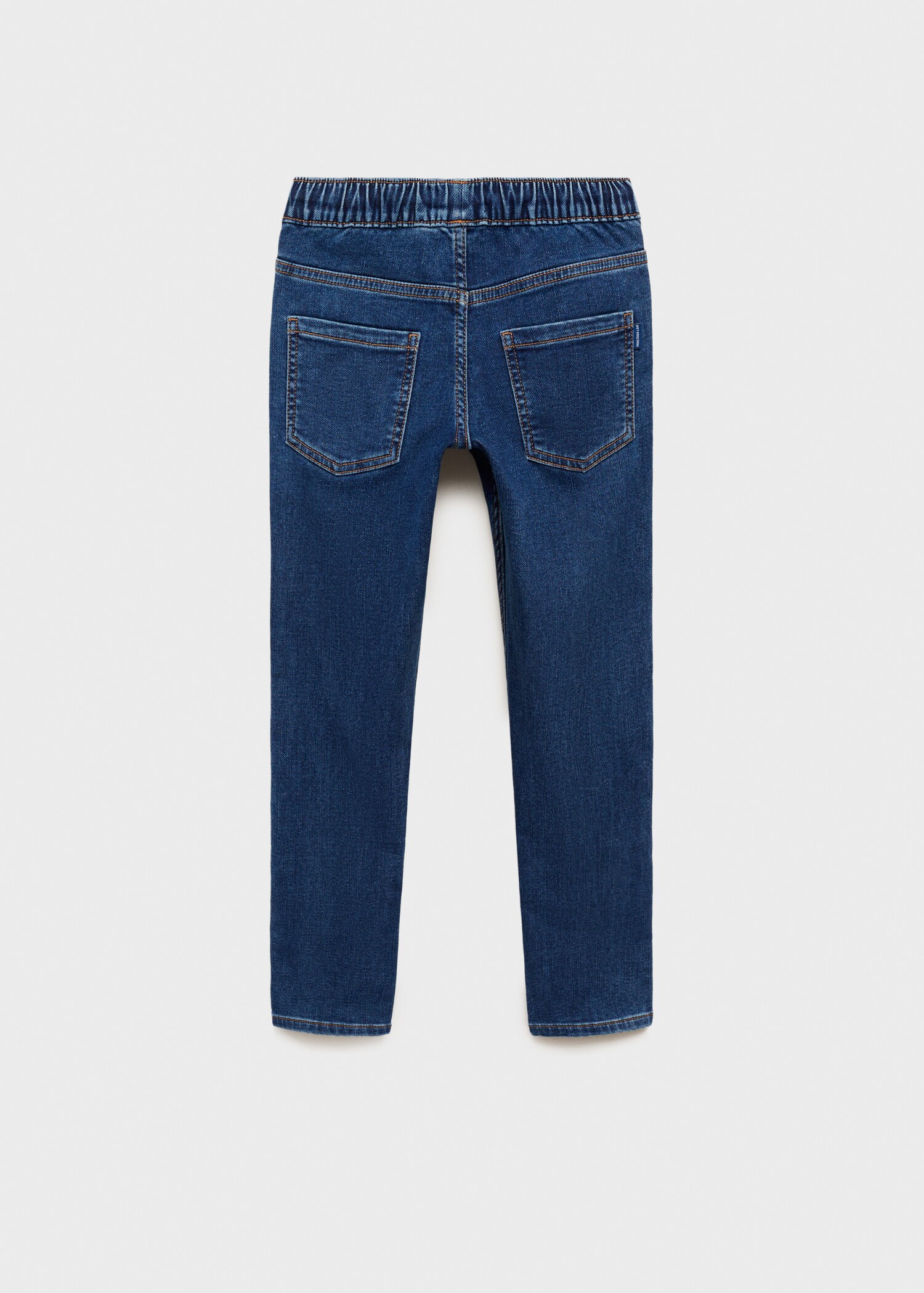 Drawstring waist jeans - Reverse of the article