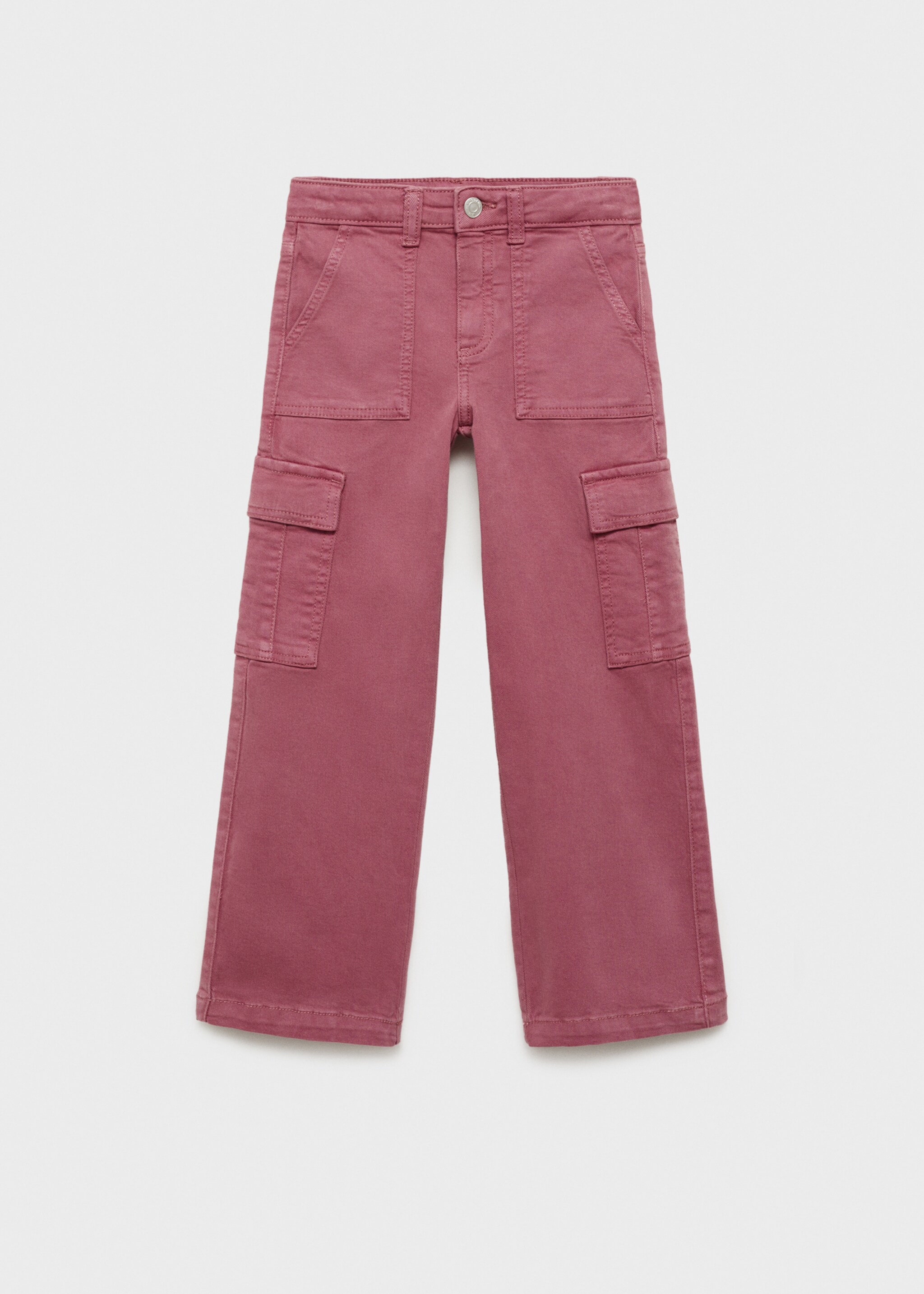 Džíny cargo - Zboží bez modelu, Granátová. Ref: 87030624-00.