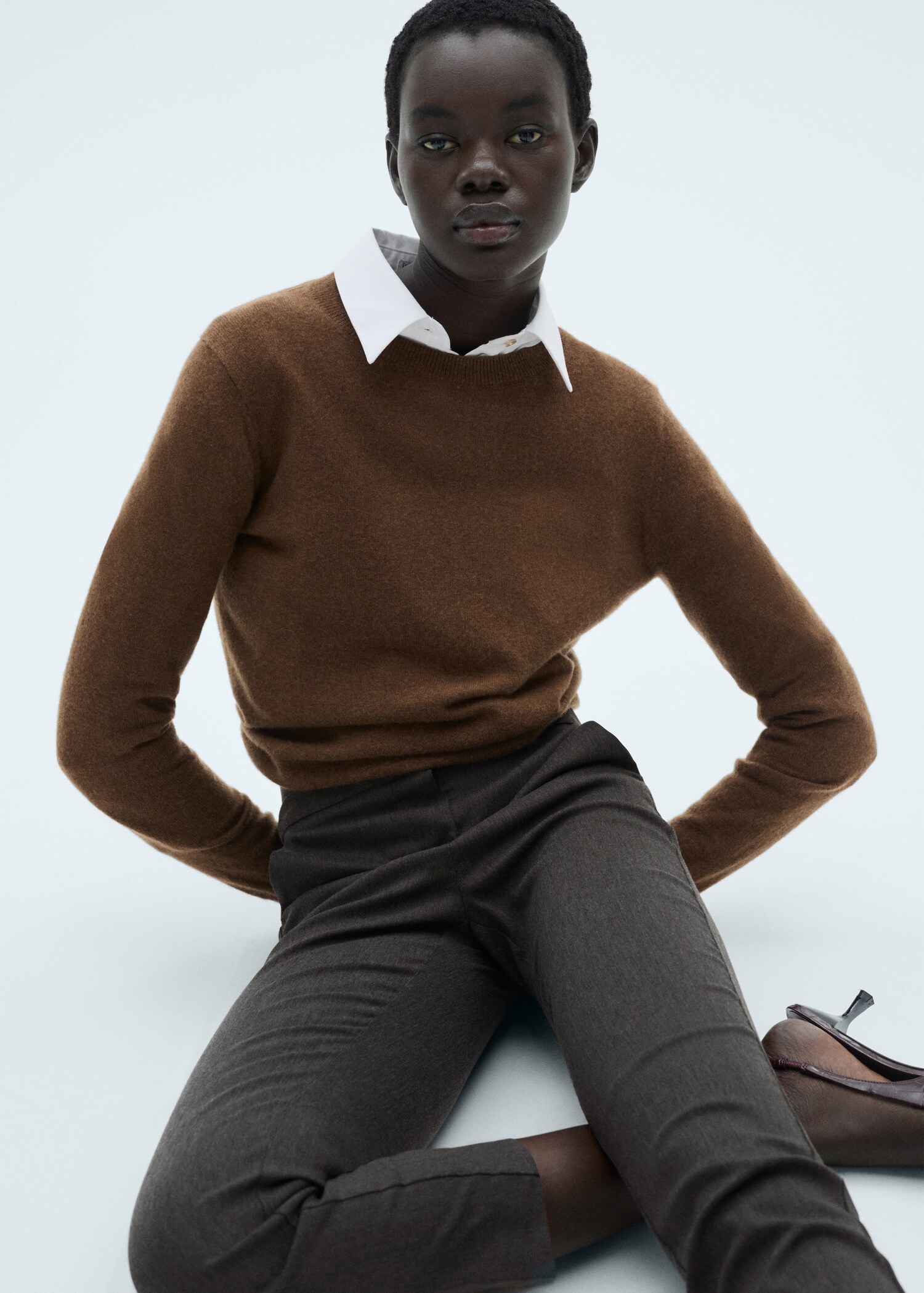 Crop skinny trousers - Details of the article 2