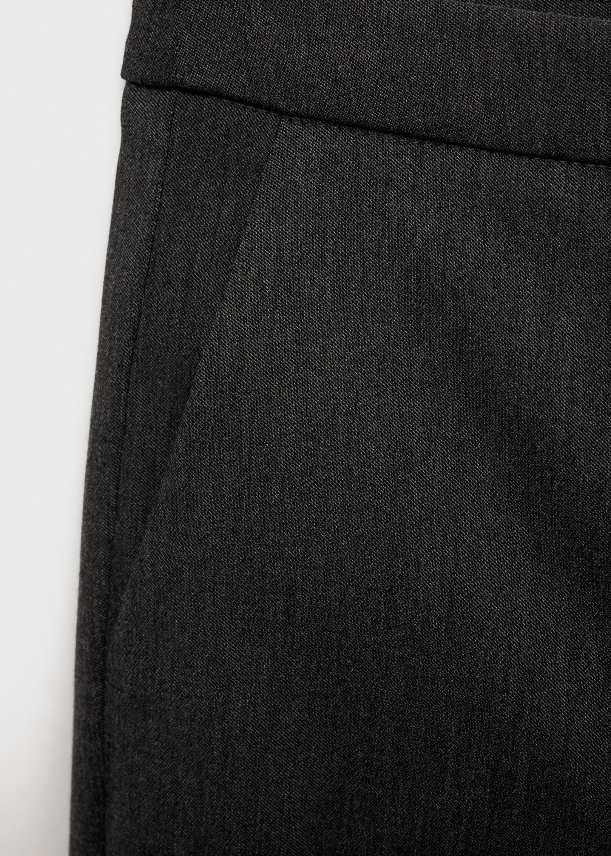 Crop skinny trousers - Details of the article 8, Grey. Ref: 87030626-00.