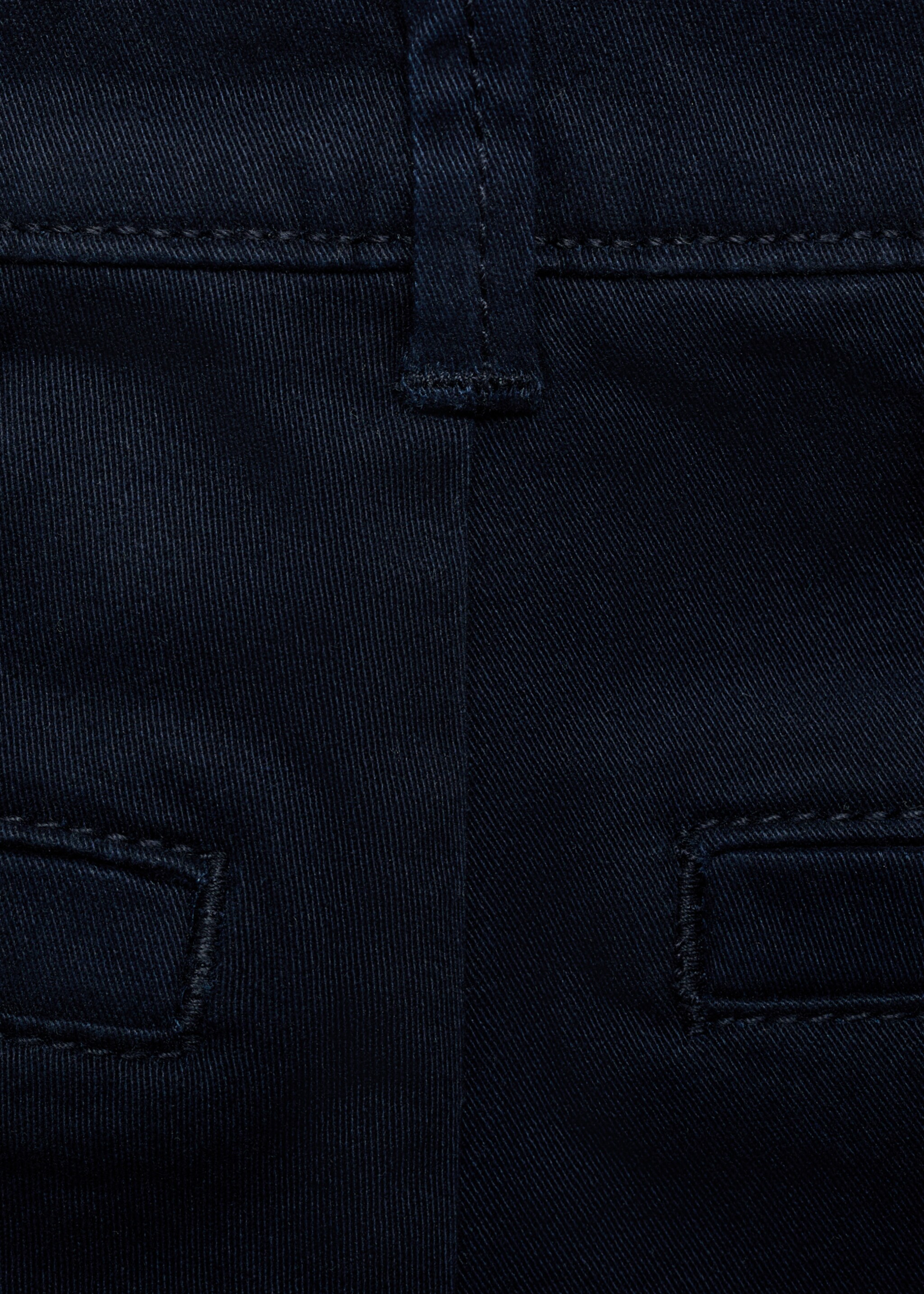 Cotton chinos - Details of the article 0, Dark Navy. Ref: 87030627-00.