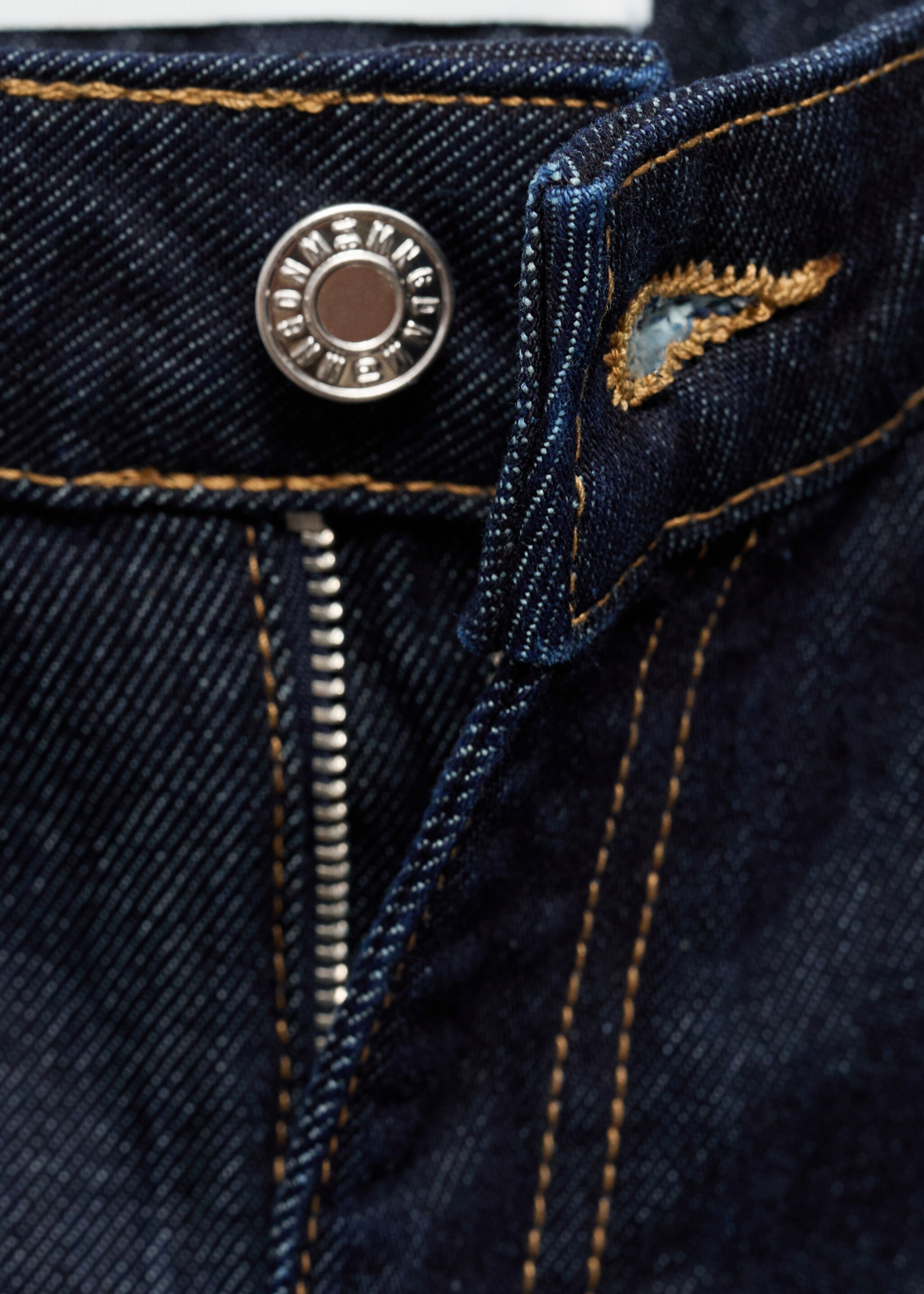 Danila wide leg rinse-wash jeans - Details of the article 8, Open Blue. Ref: 87030634-00.