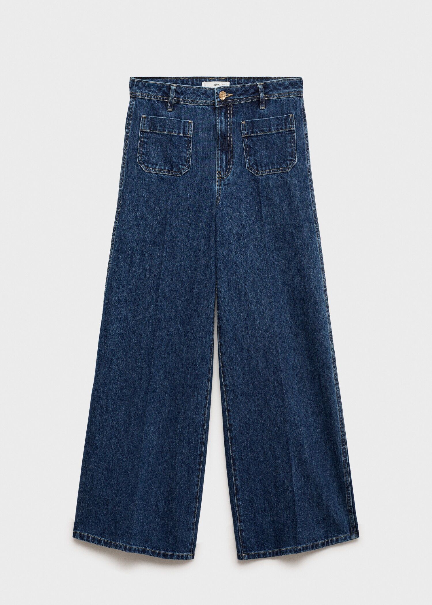 Wideleg jeans met zakken - Artikel zonder model