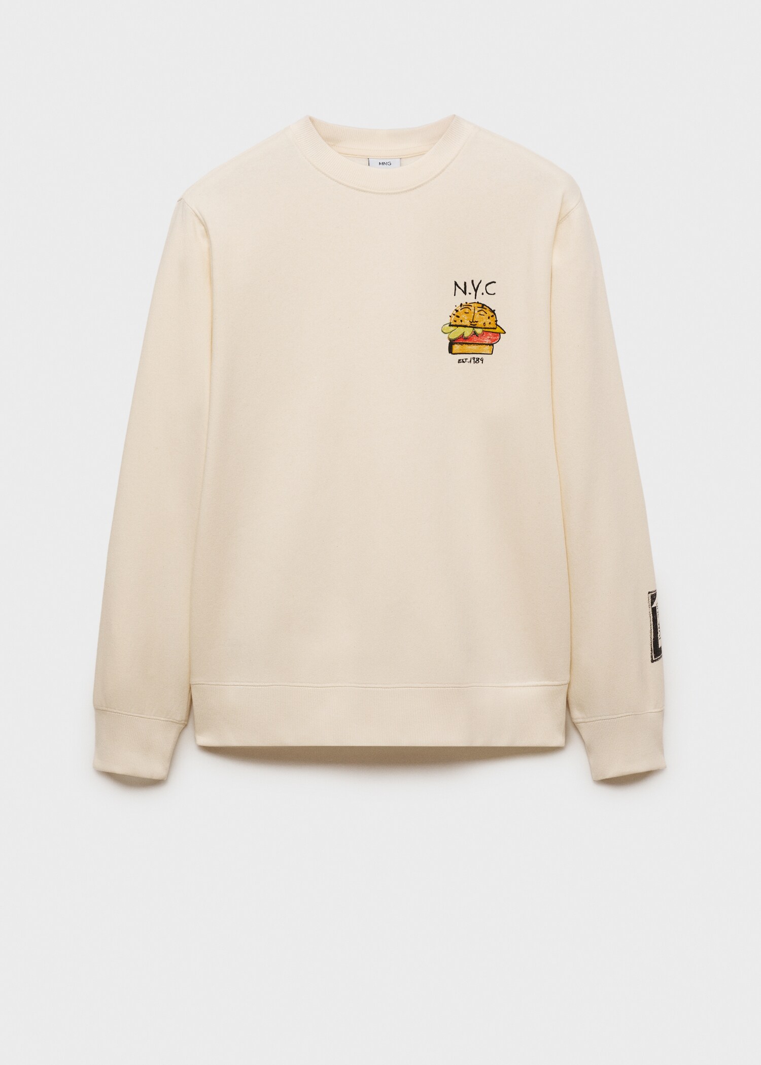 Graphic-print cotton sweatshirt - Article without model