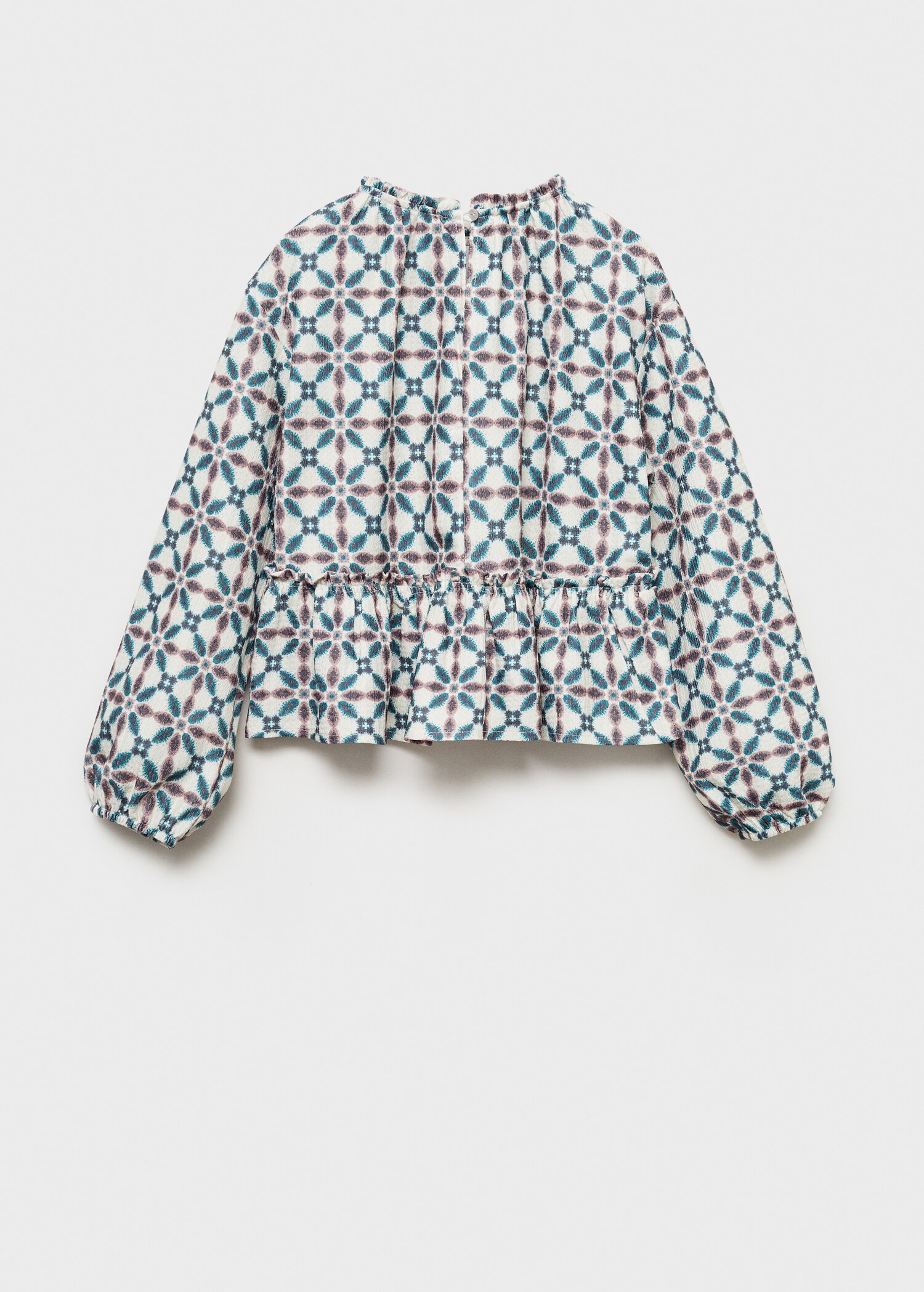 Blouse à imprimé géométrique - Verso de l’article