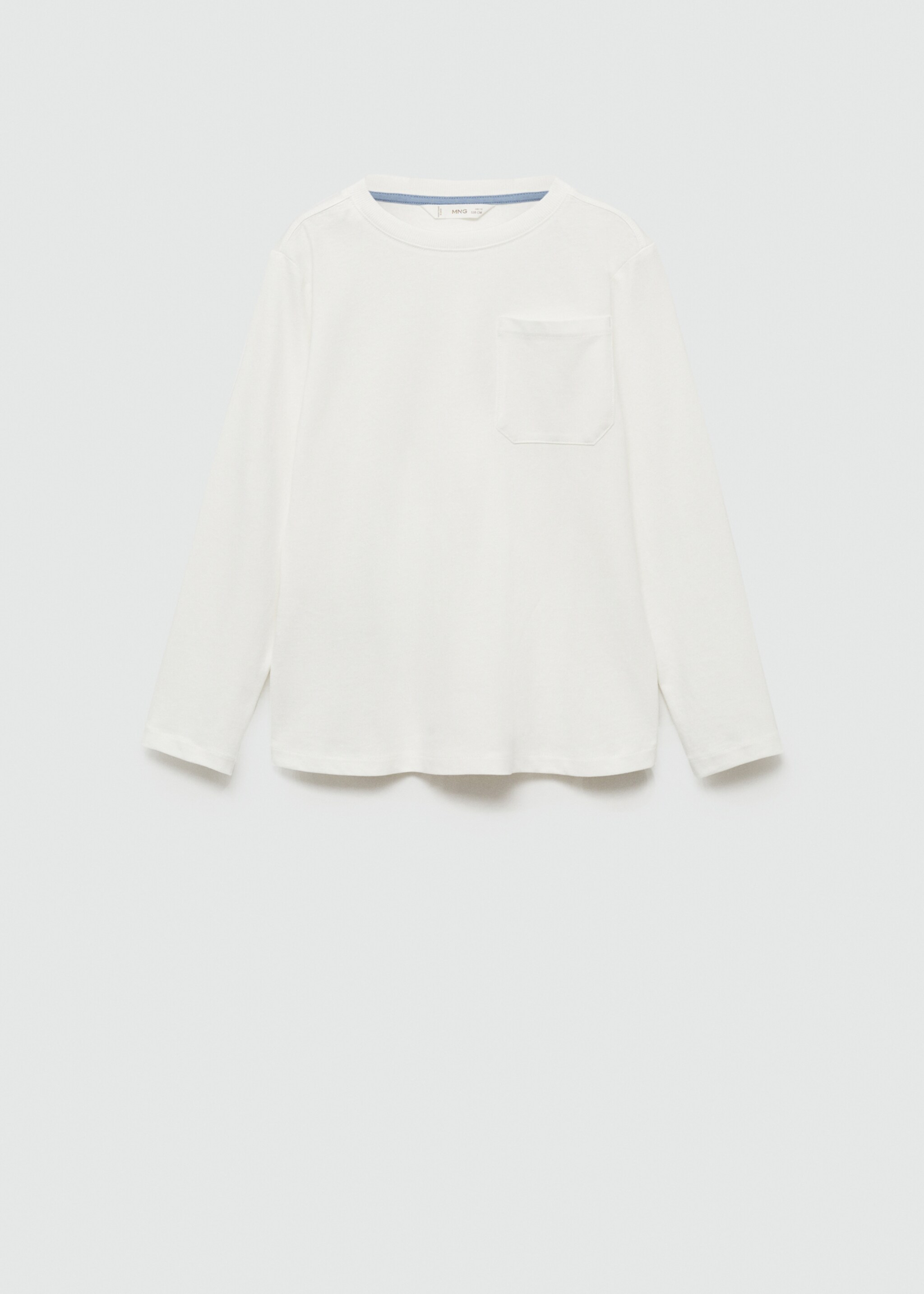 Basic T-shirt - Article without model, Off White. Ref: 87030649-00.