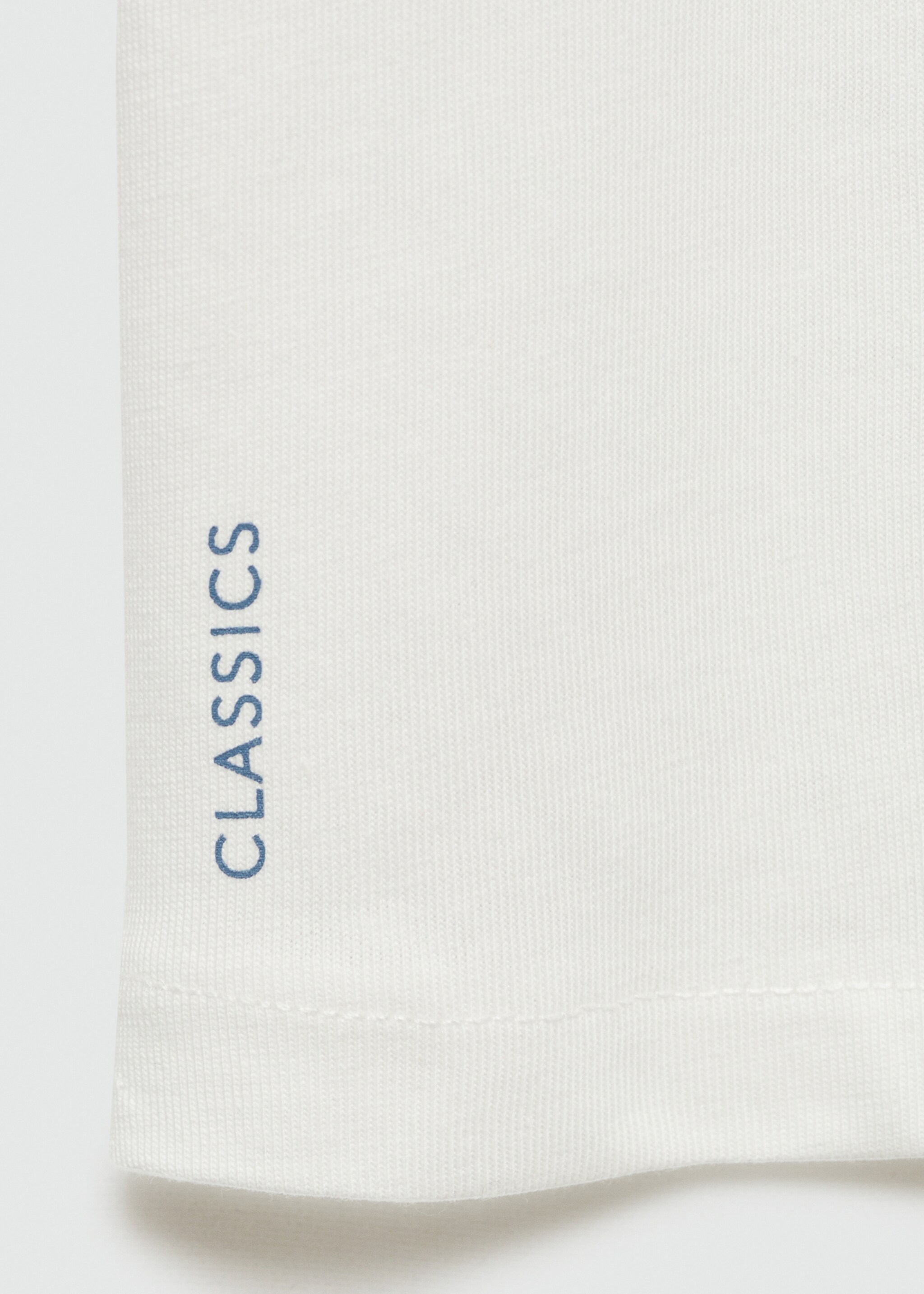 Basic T-shirt - Details of the article 0, Off White. Ref: 87030649-00.