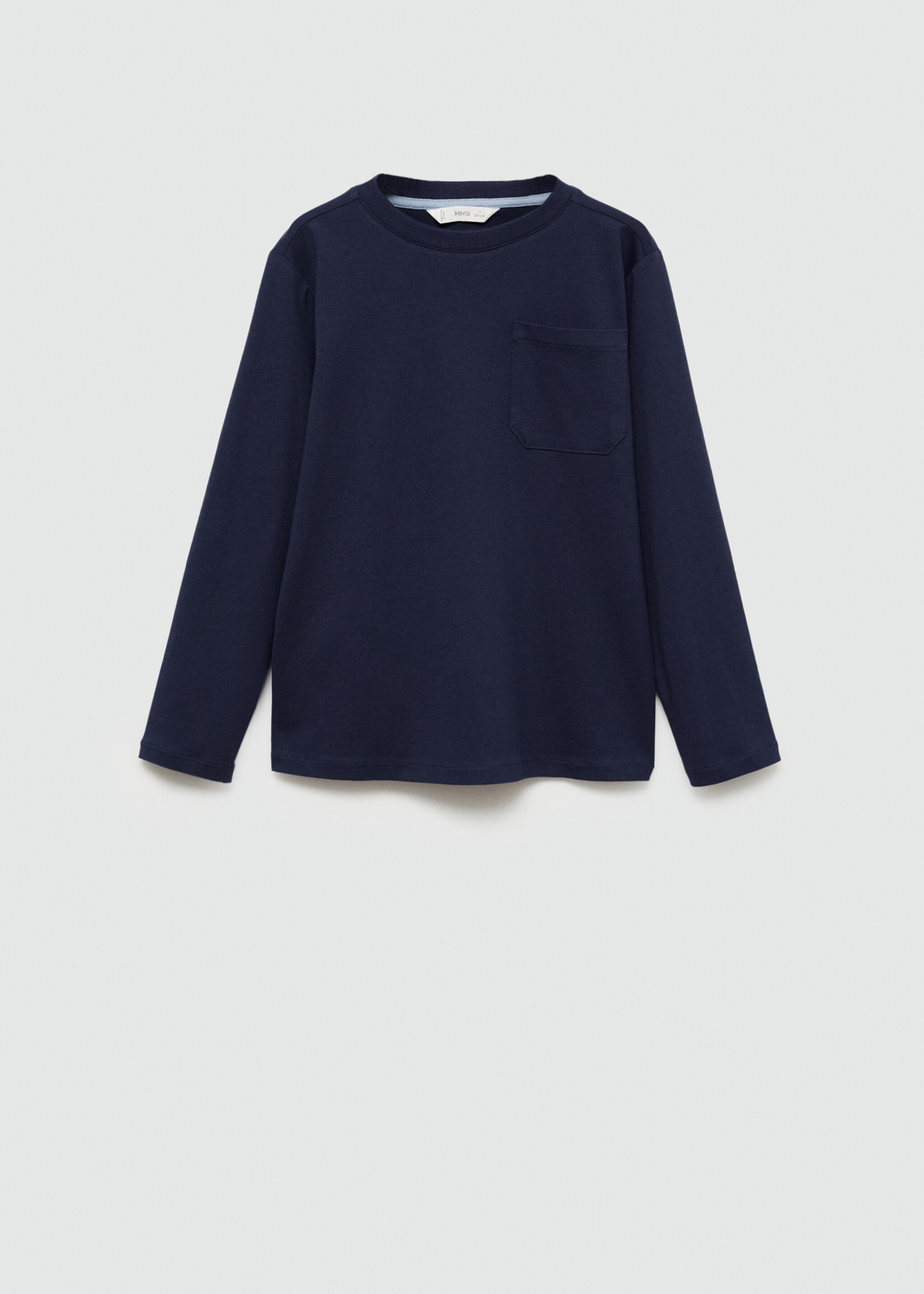 Basic T-shirt - Article without model, Dark Navy. Ref: 87030649-00.