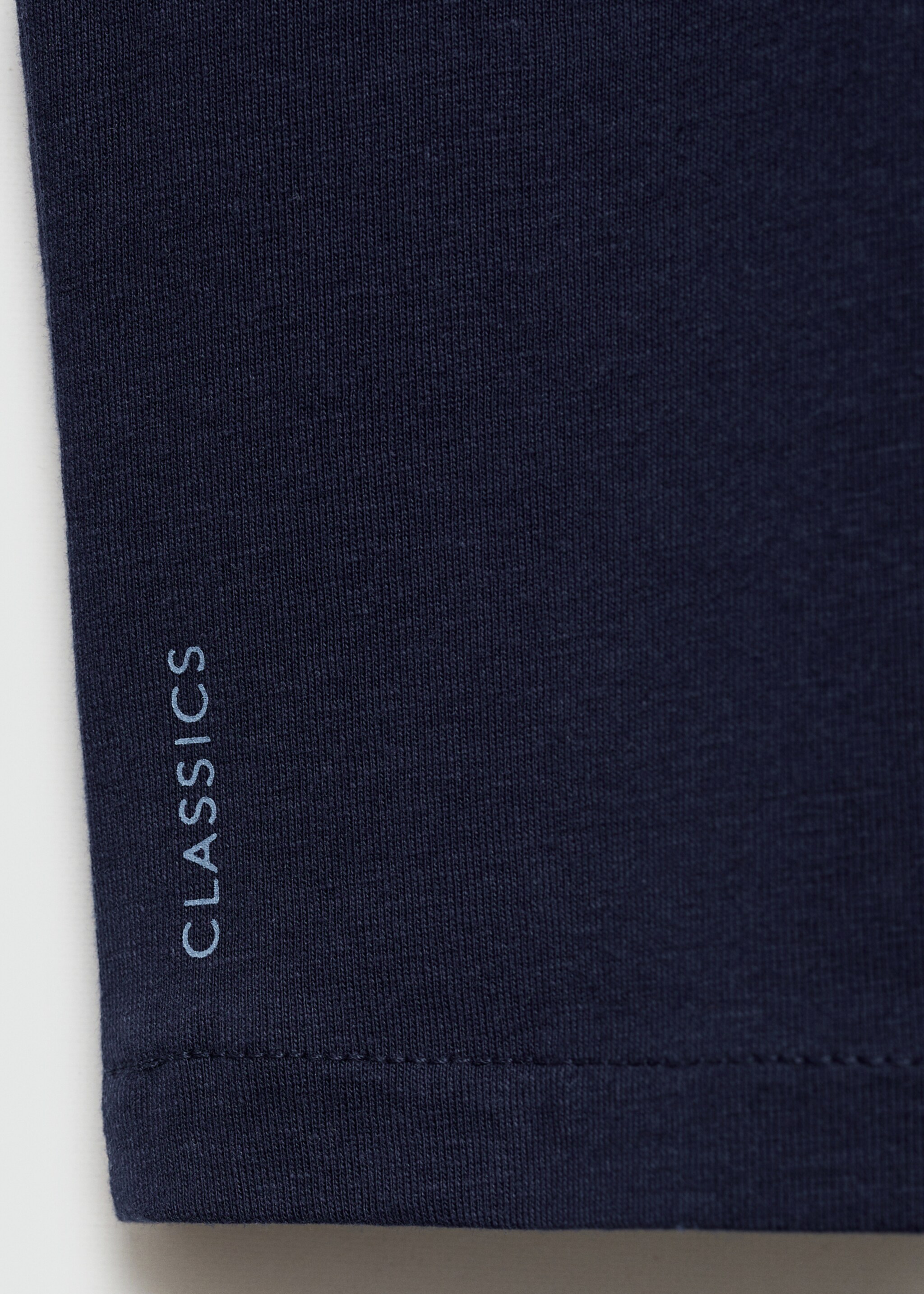 Basic T-shirt - Details of the article 0, Dark Navy. Ref: 87030649-00.