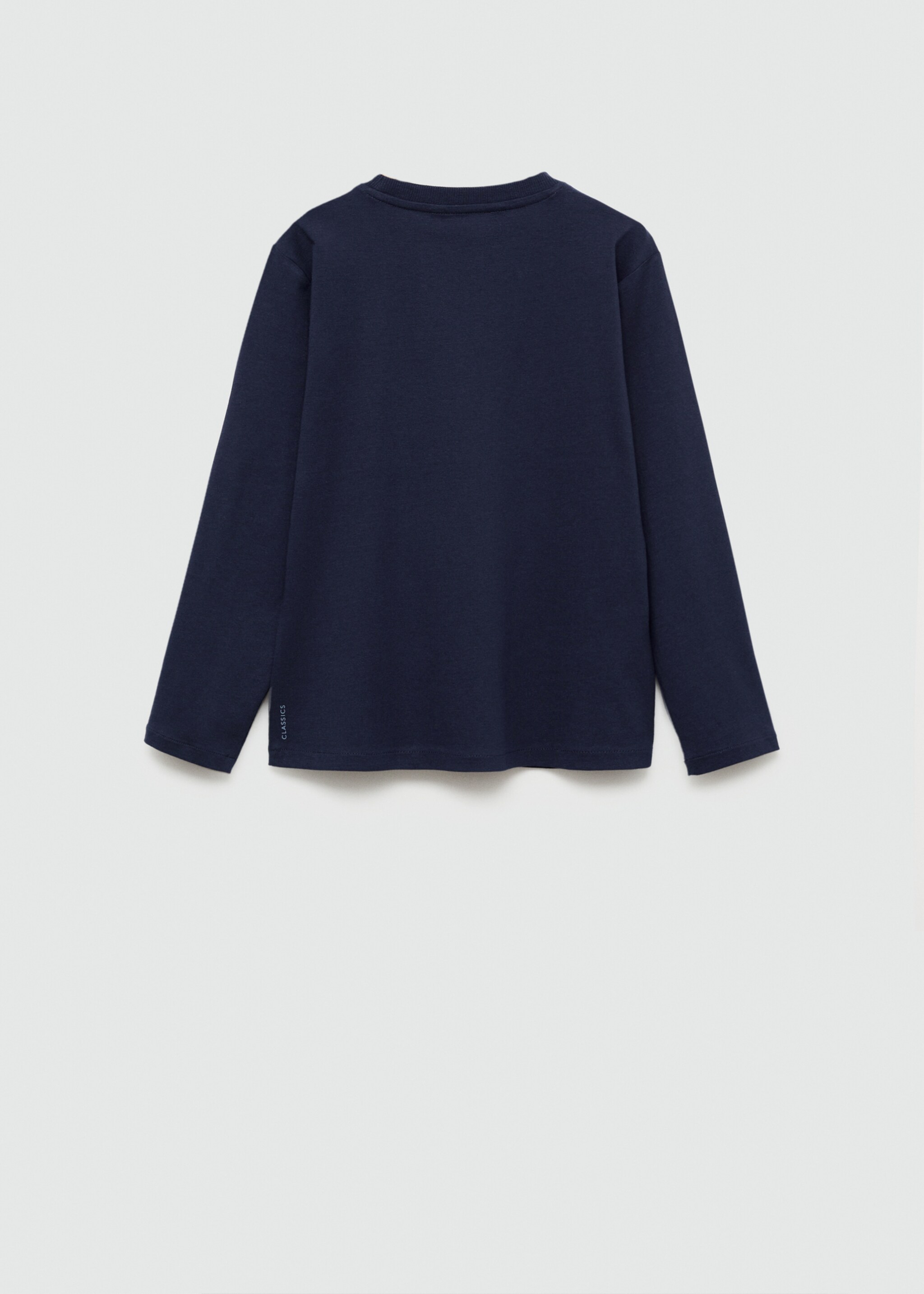 Basic T-shirt - Reverse of the article, Dark Navy. Ref: 87030649-00.