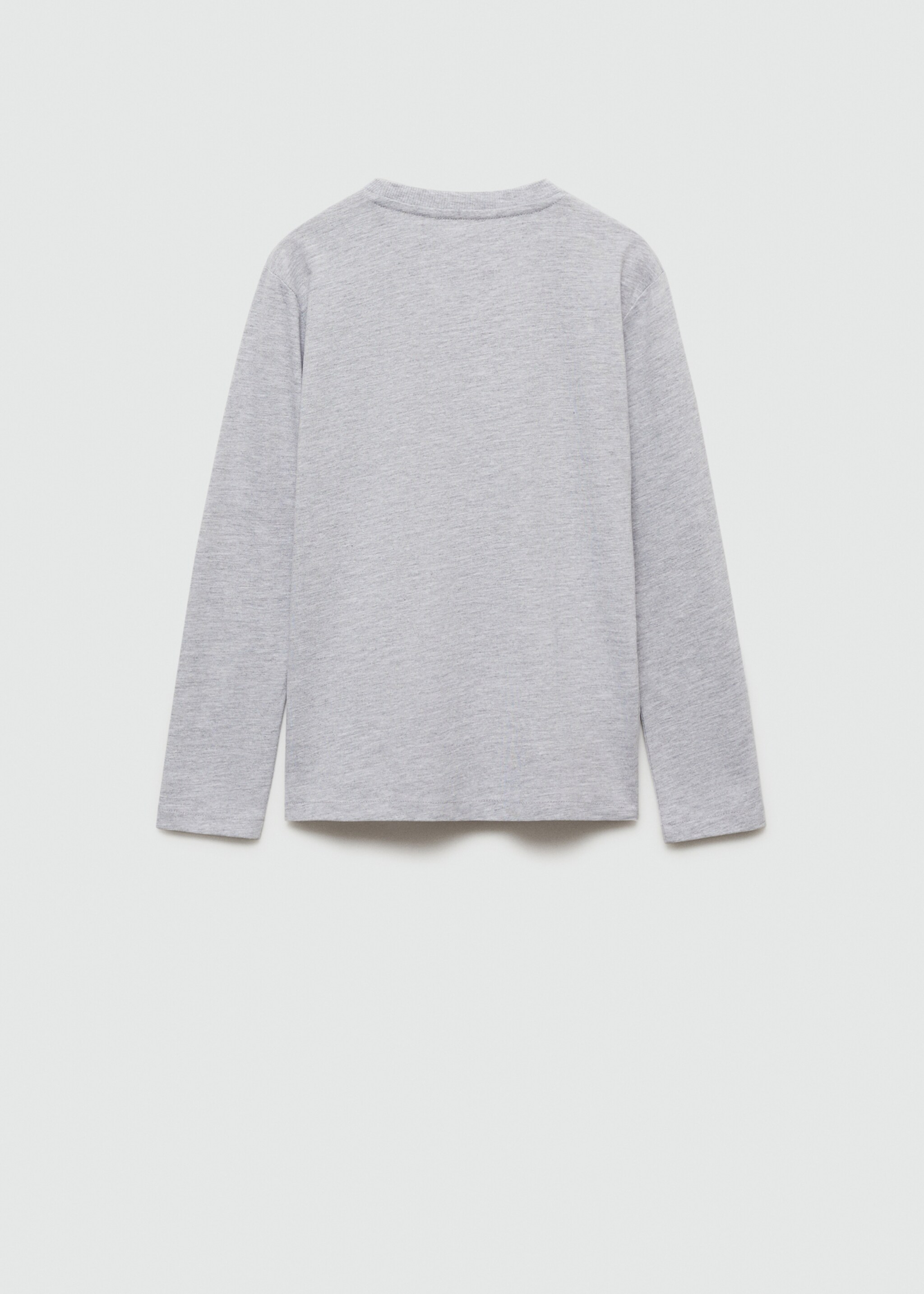 Basic T-Shirt - Detail des Artikels 8, Mittelgrau meliert. Ref: 87030649-00.