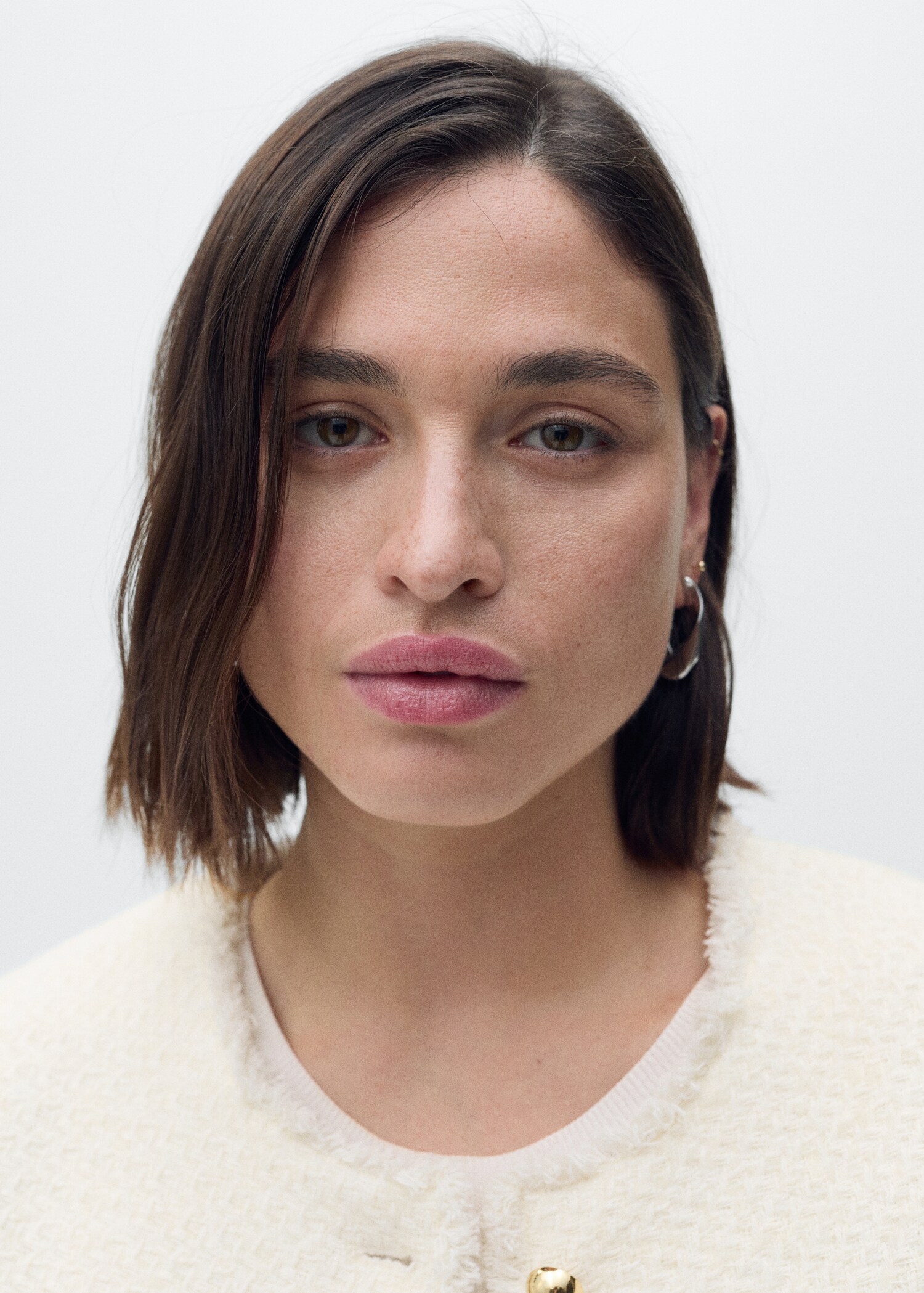 Veste tweed boutons bijoux - Détail de l'article 4