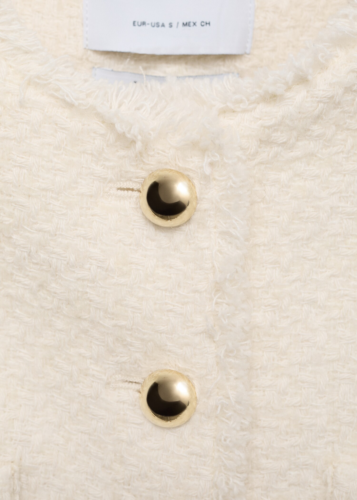 Veste tweed boutons bijoux - Détail de l'article 8