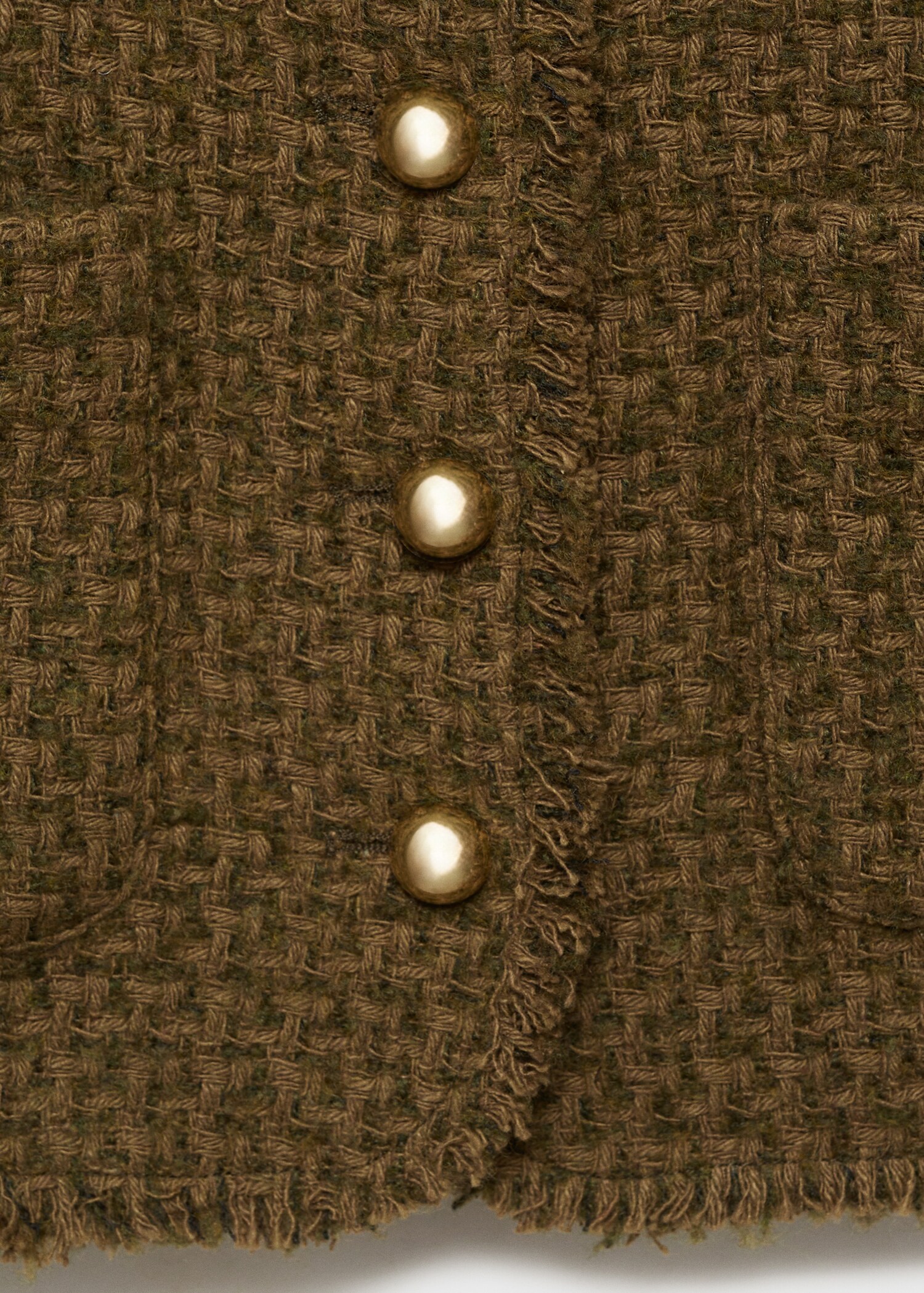 Veste tweed boutons bijoux - Détail de l'article 8