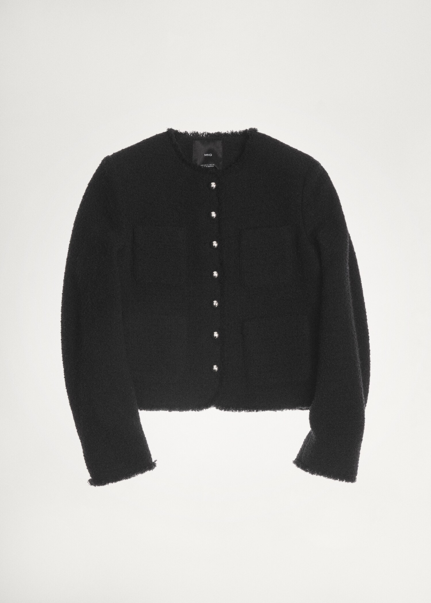 Veste tweed boutons bijoux - Détail de l'article 7