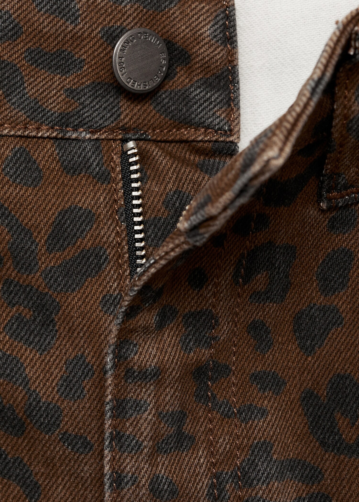 Jean droit léopard - Détail de l'article 0