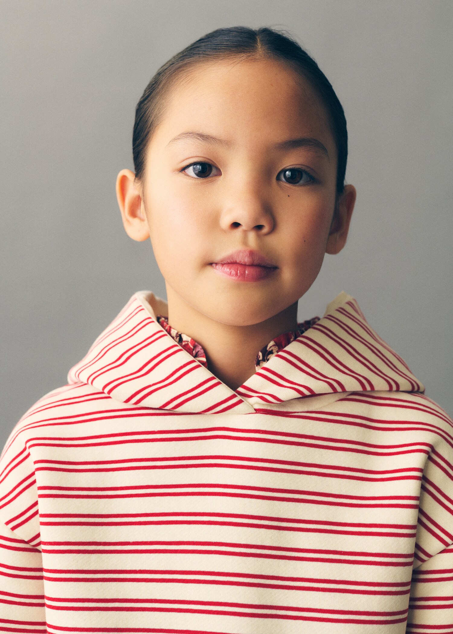 Striped hooded sweatshirt - Details of the article 5