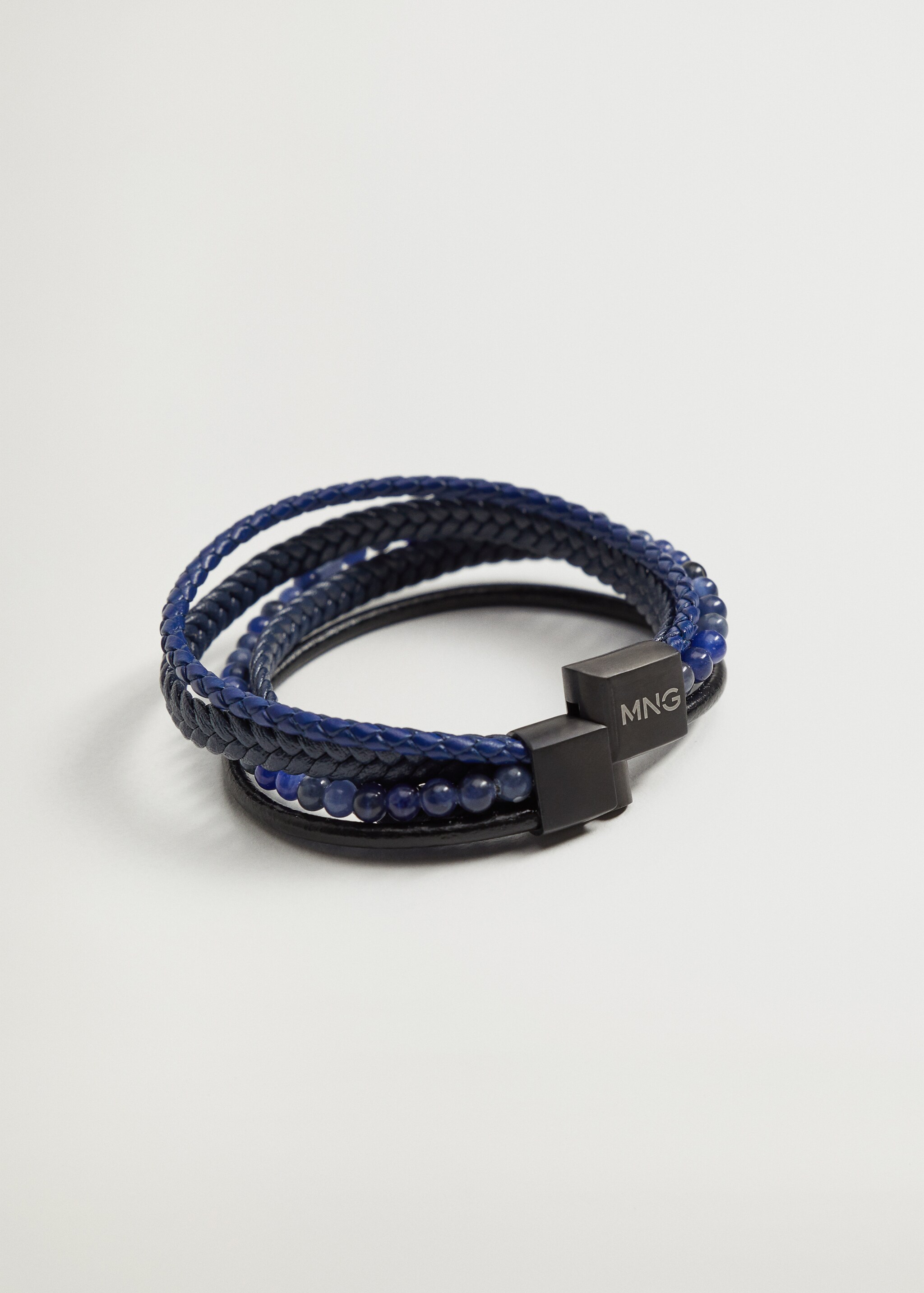 Beaded cord bracelet - Medium plane
