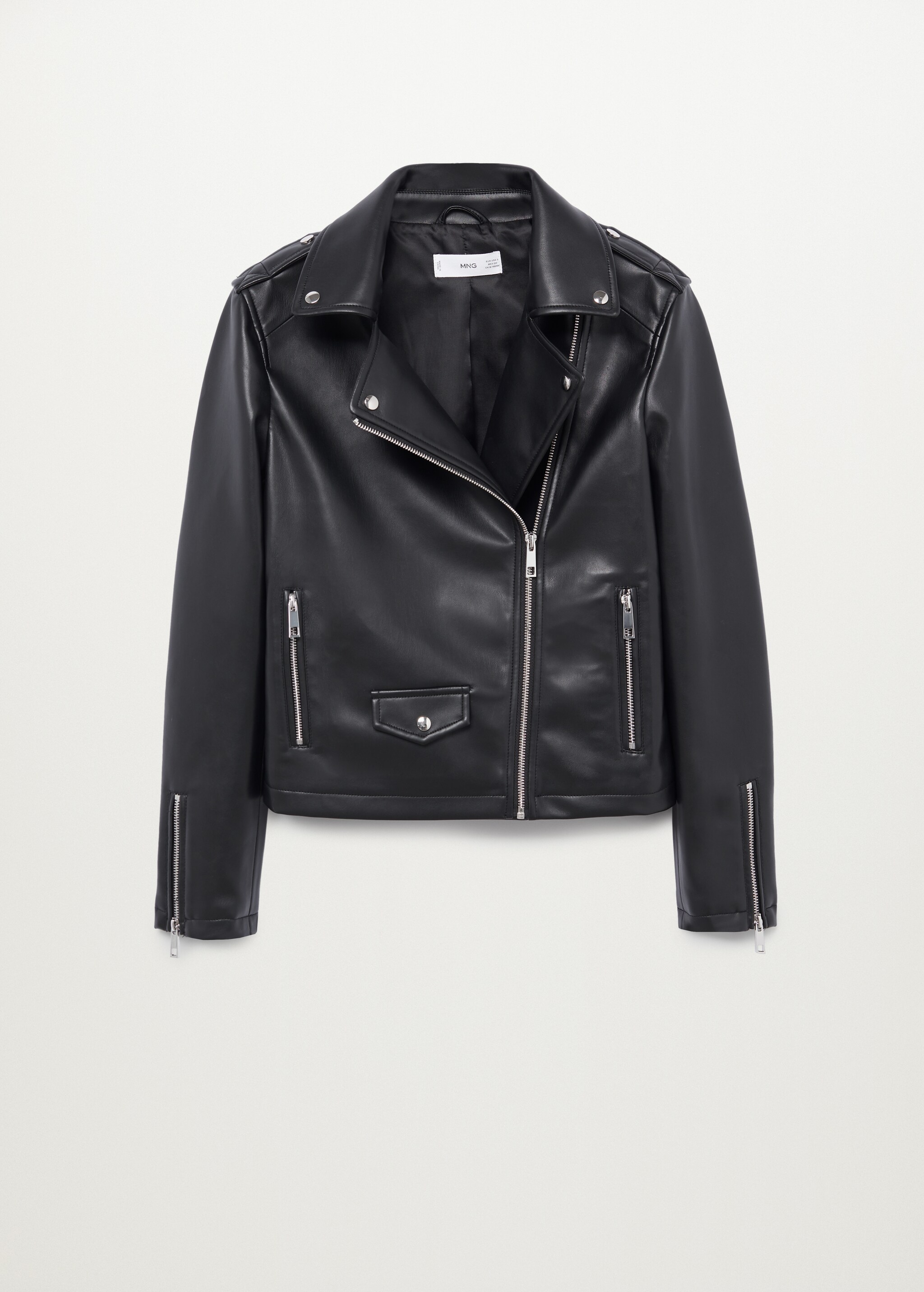 Cazadora biker cremalleras - Artículo sin modelo