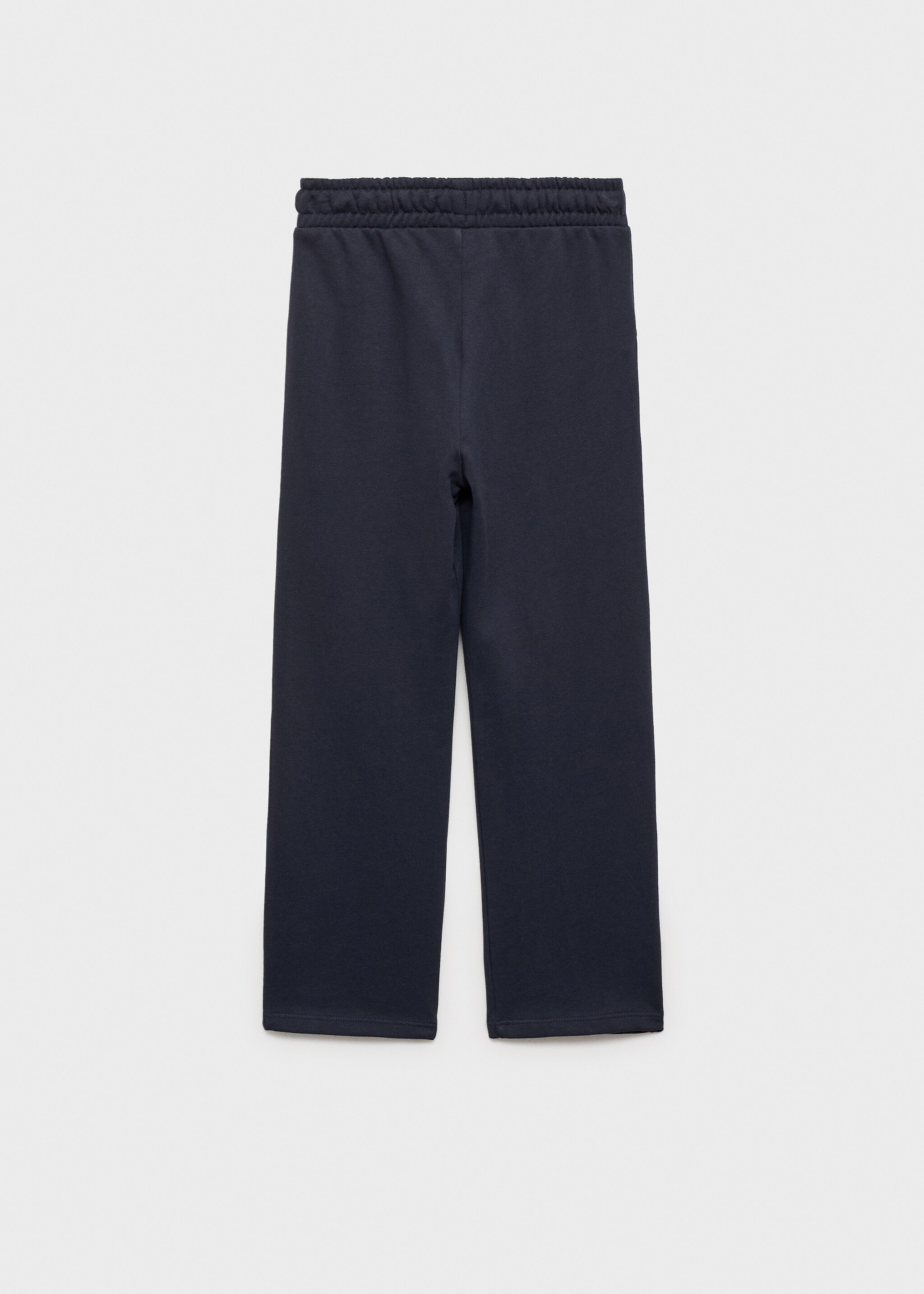 Cotton jogger-style trousers - Reverse of the article, Dark Navy. Ref: 87031046-00.