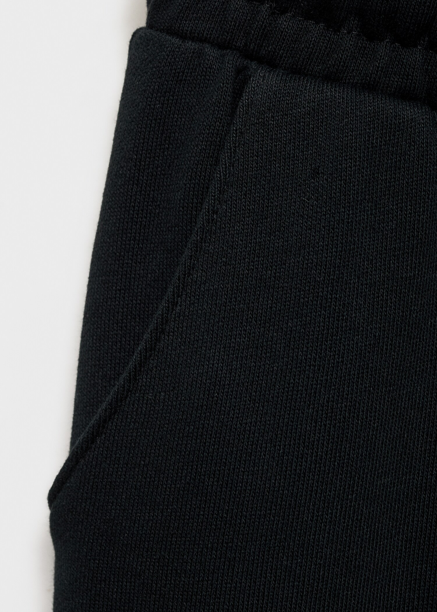 Cotton jogger-style trousers - Details of the article 0