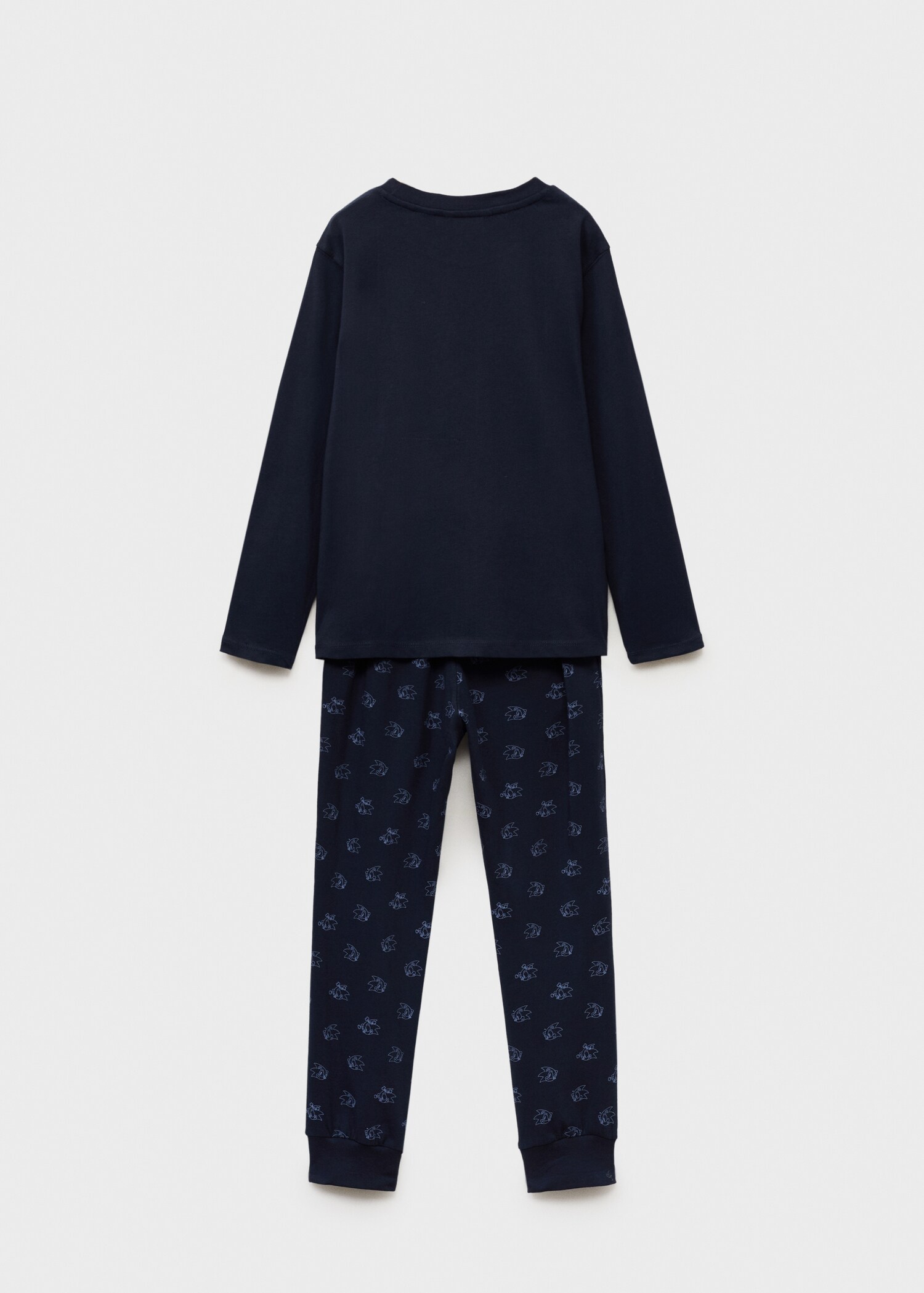 Sonic long pyjamas - Reverse of the article