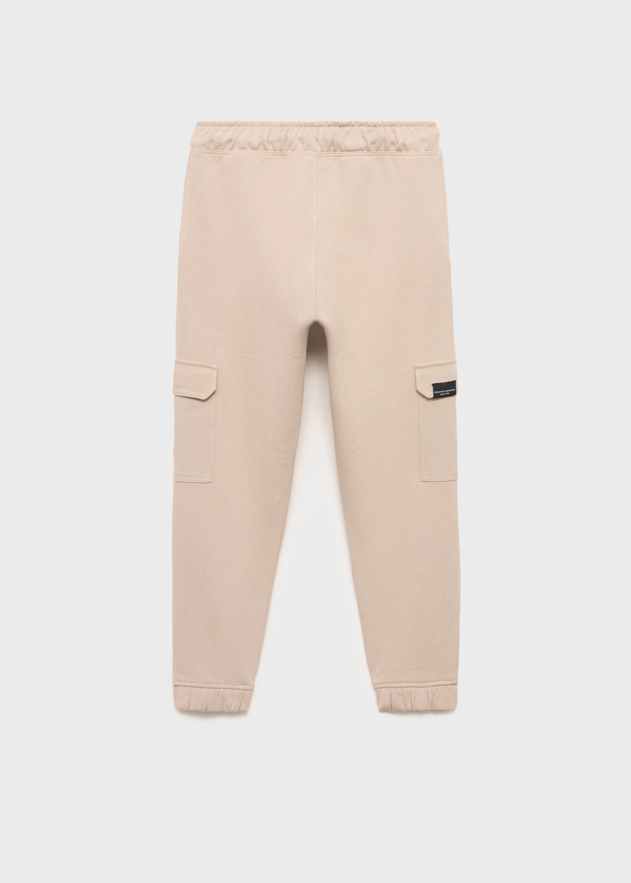 Cargo jogger trousers - Reverse of the article, Sand. Ref: 87031049-00.