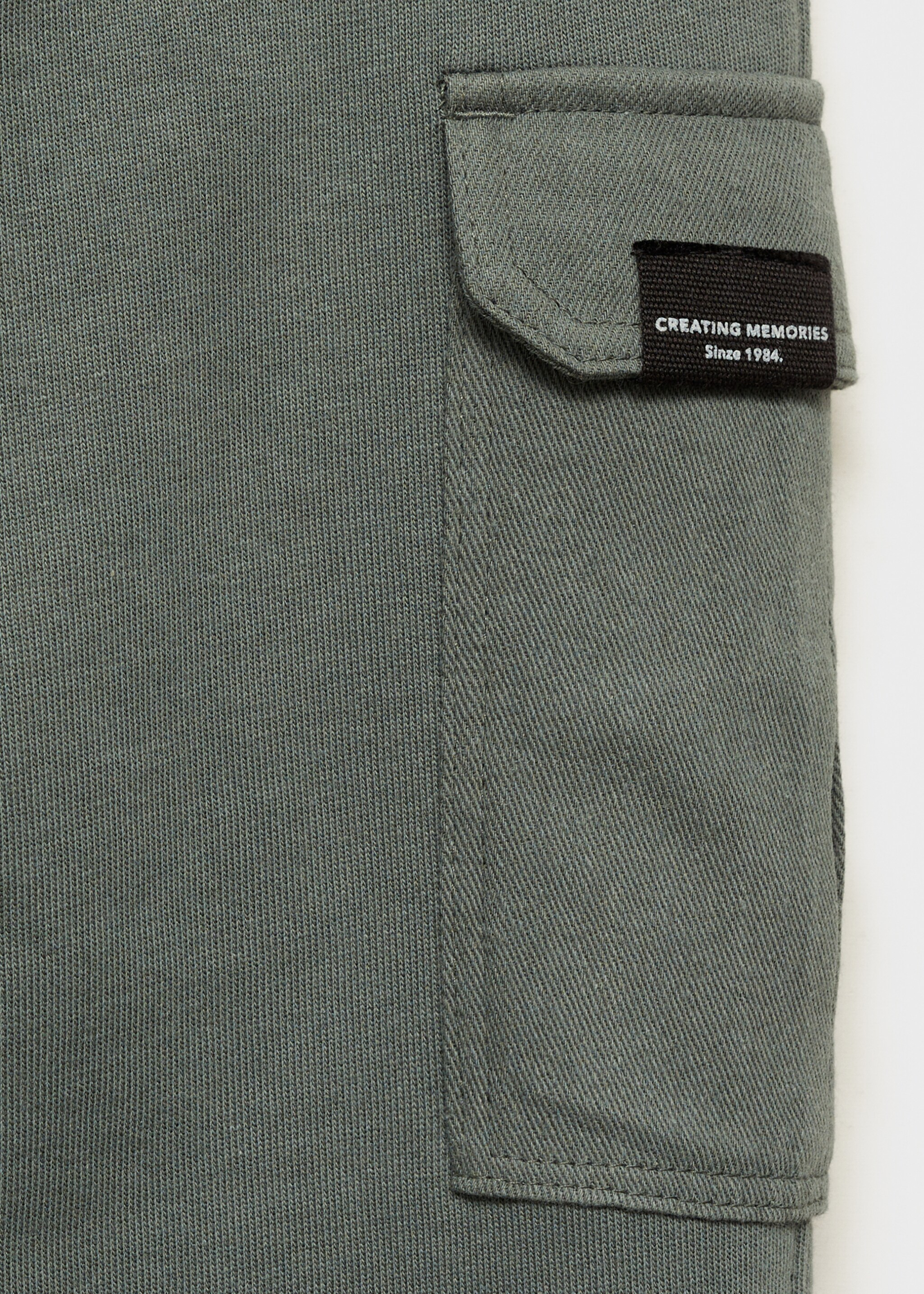Cargo jogger trousers - Details of the article 0, Green. Ref: 87031049-00.