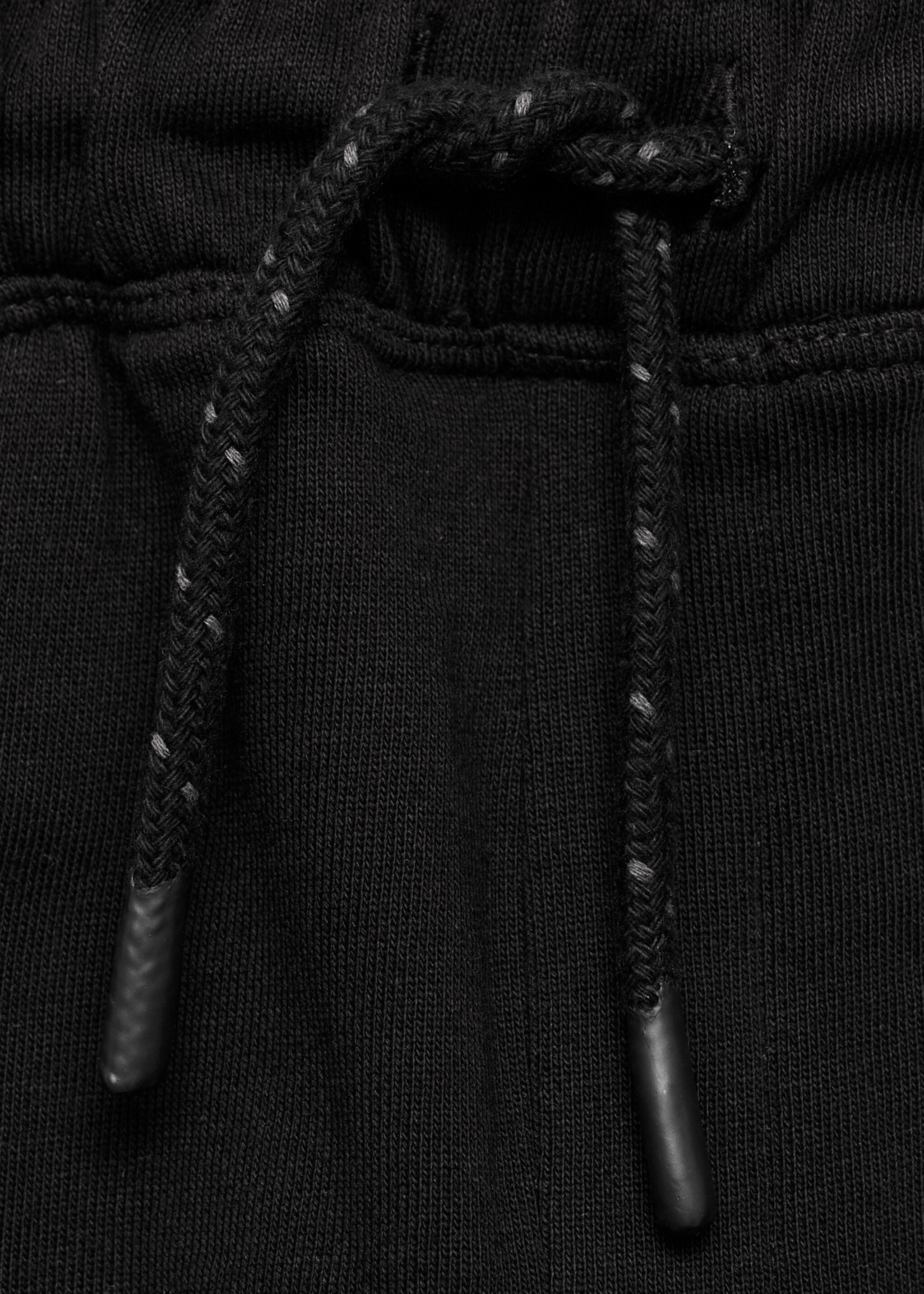 Cargo jogger trousers - Details of the article 8, Black. Ref: 87031049-00.