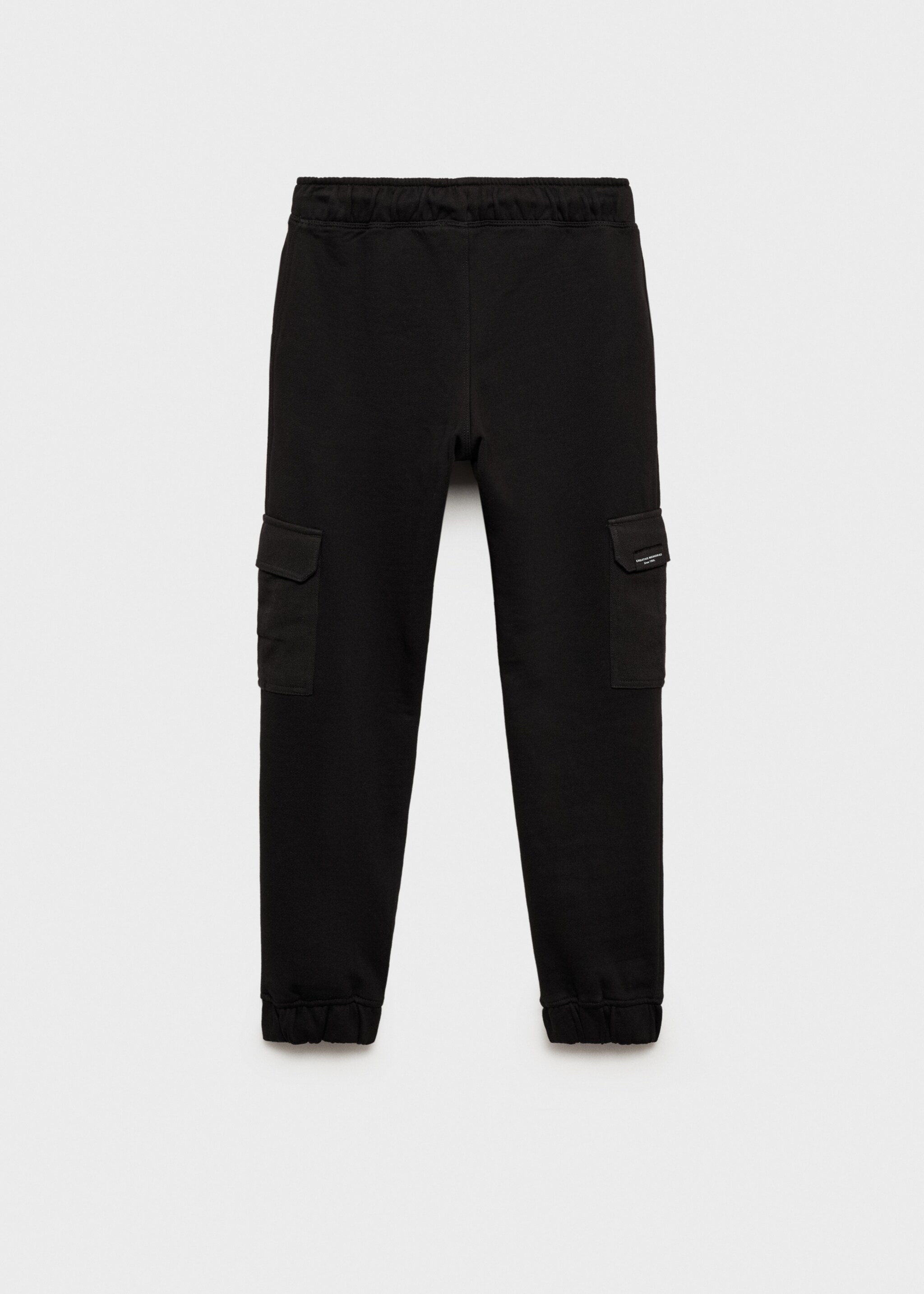 Cargo jogger trousers - Reverse of the article, Black. Ref: 87031049-00.