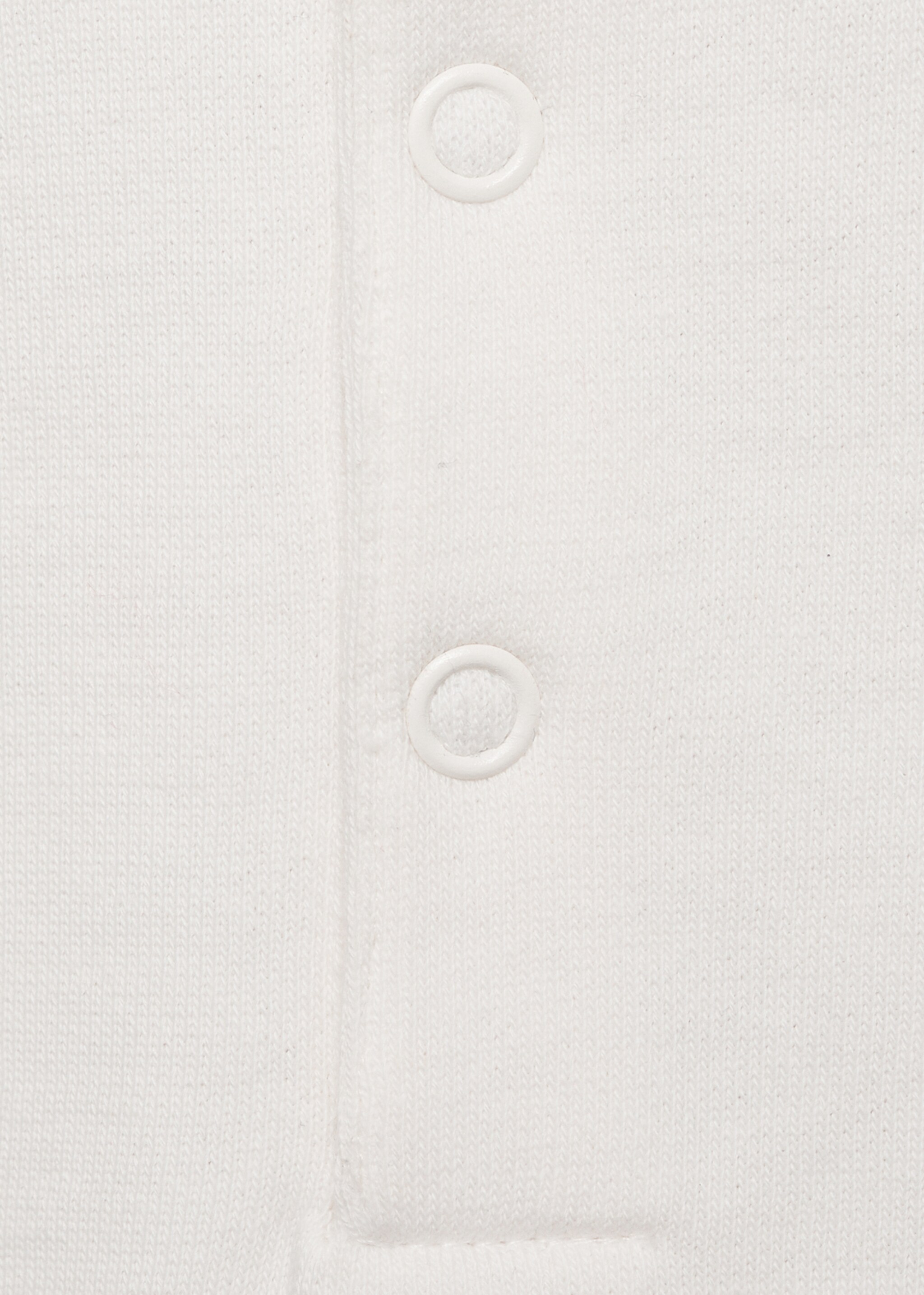 Ruffled embroidered sweatshirt - Details of the article 0, Off White. Ref: 87031054-00.