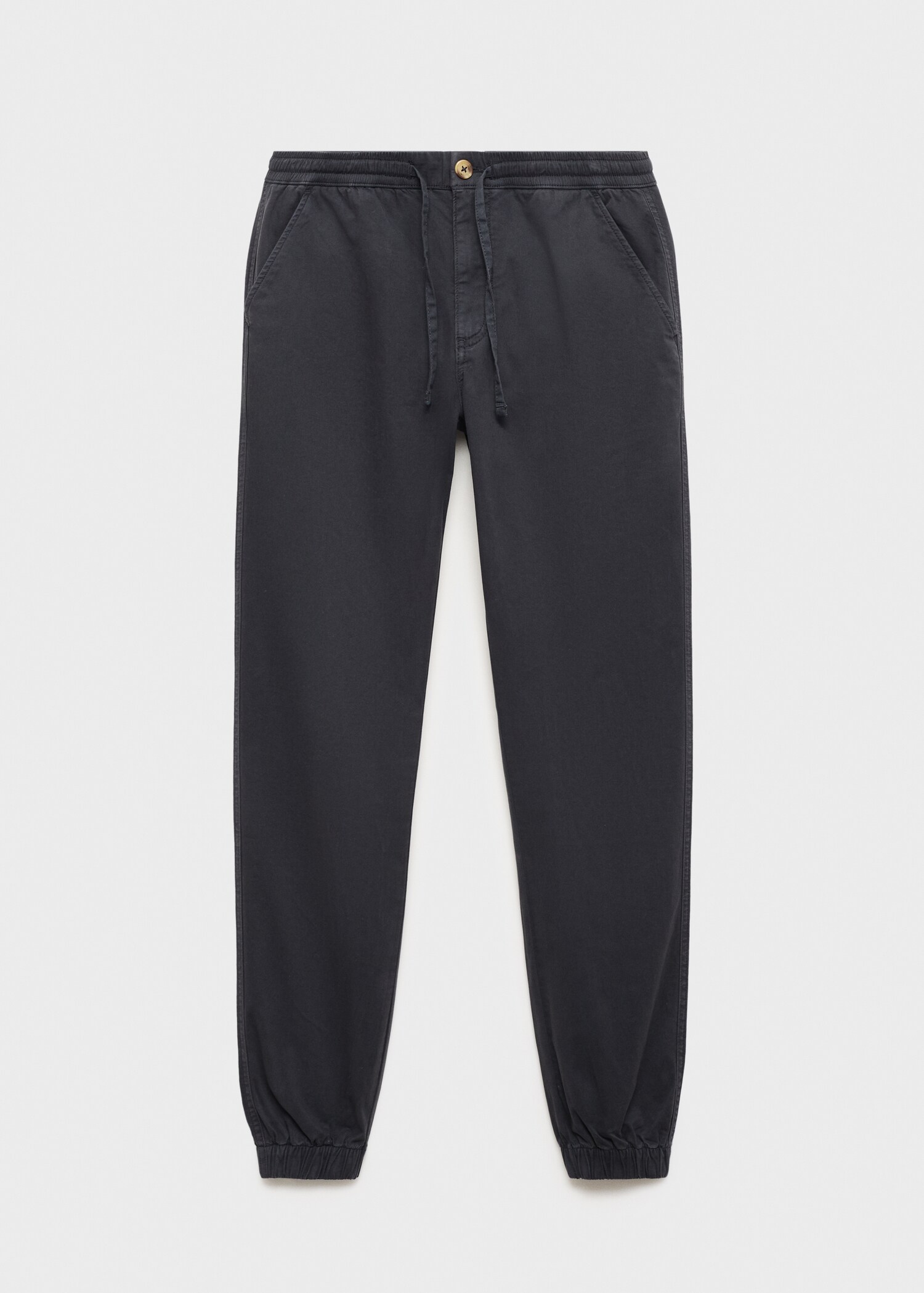 Cotton jogger-style trousers - Article without model