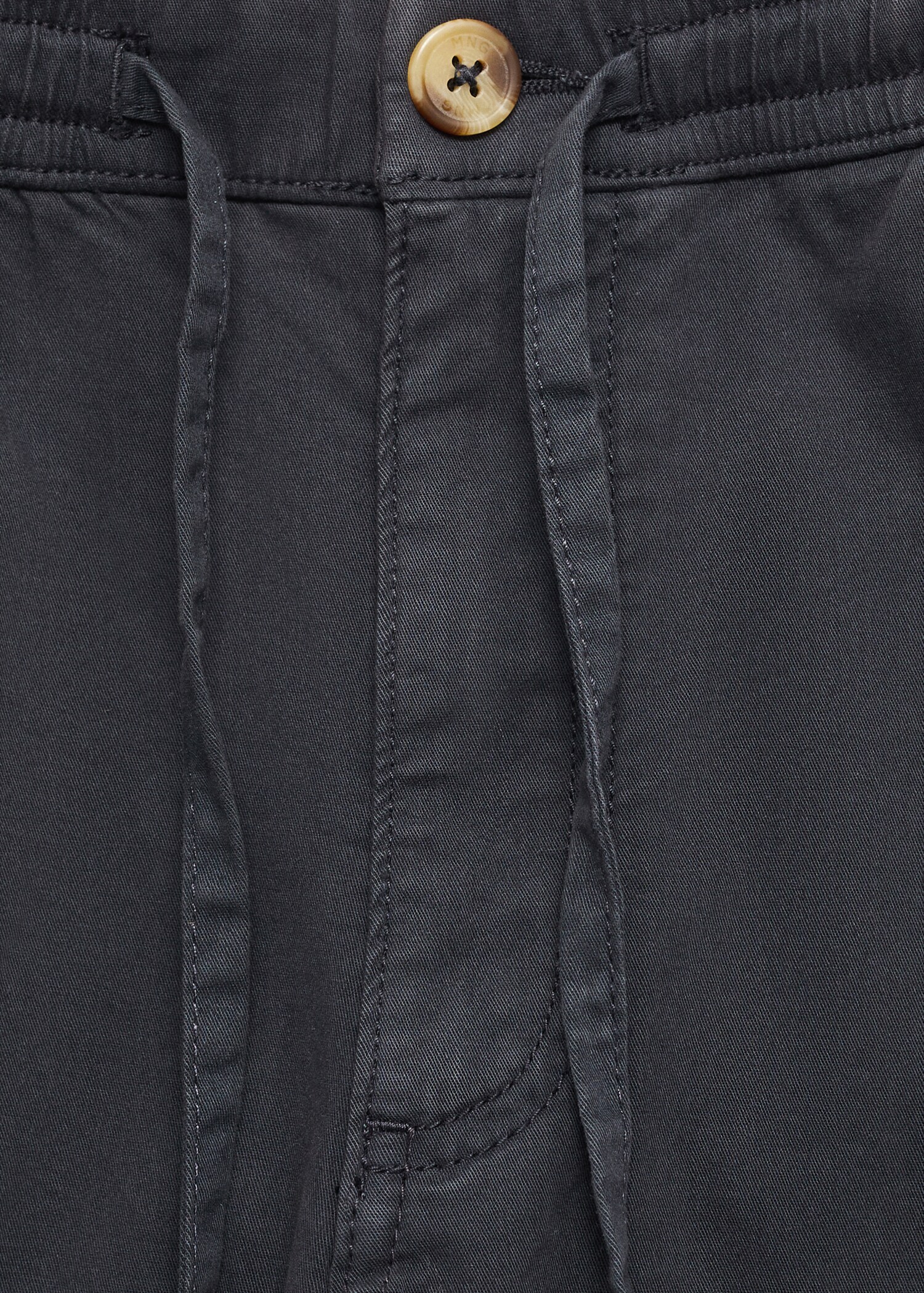 Cotton jogger-style trousers - Details of the article 8