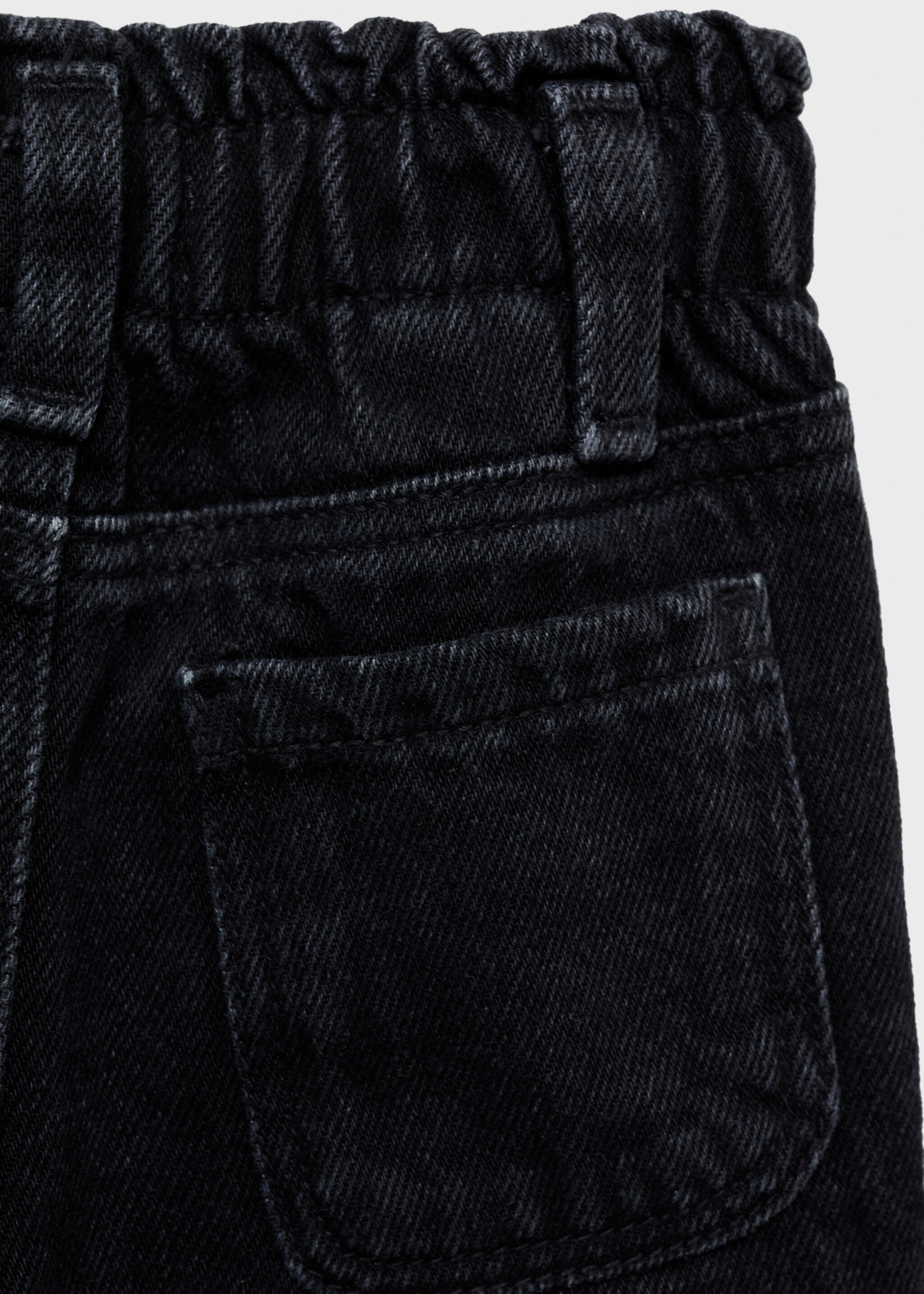 Texans paperbag - Detall de l'article 0, Black denim. Ref: 87031512-00.