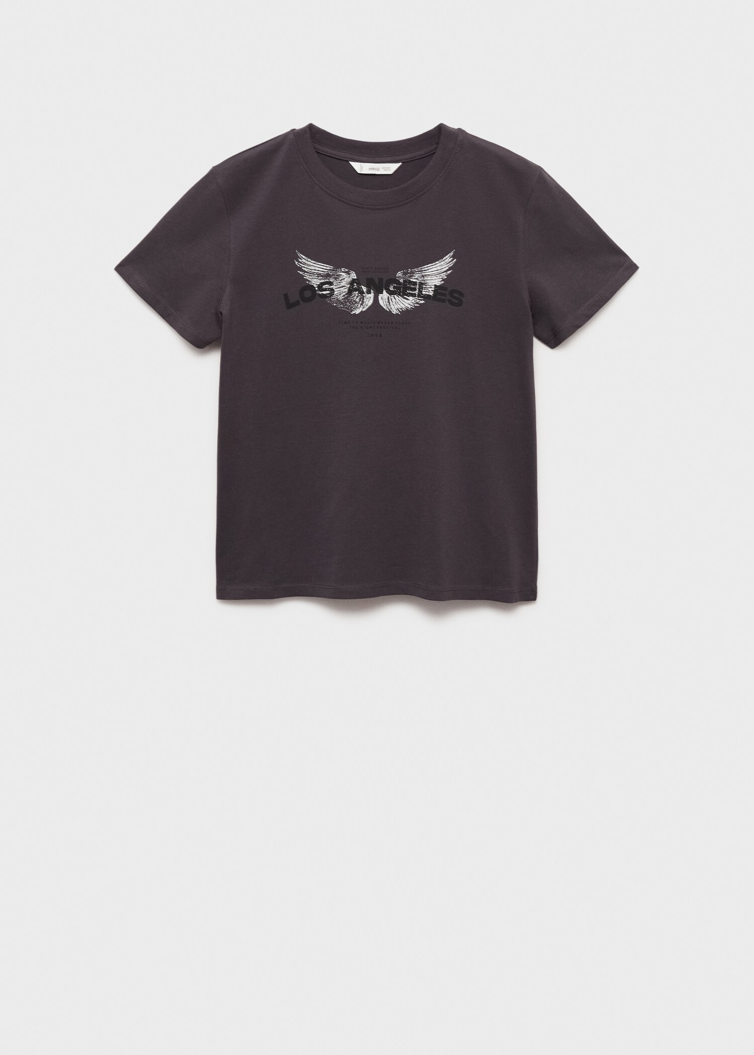 Bedrukt T-shirt met korte mouwen - Artikel zonder model